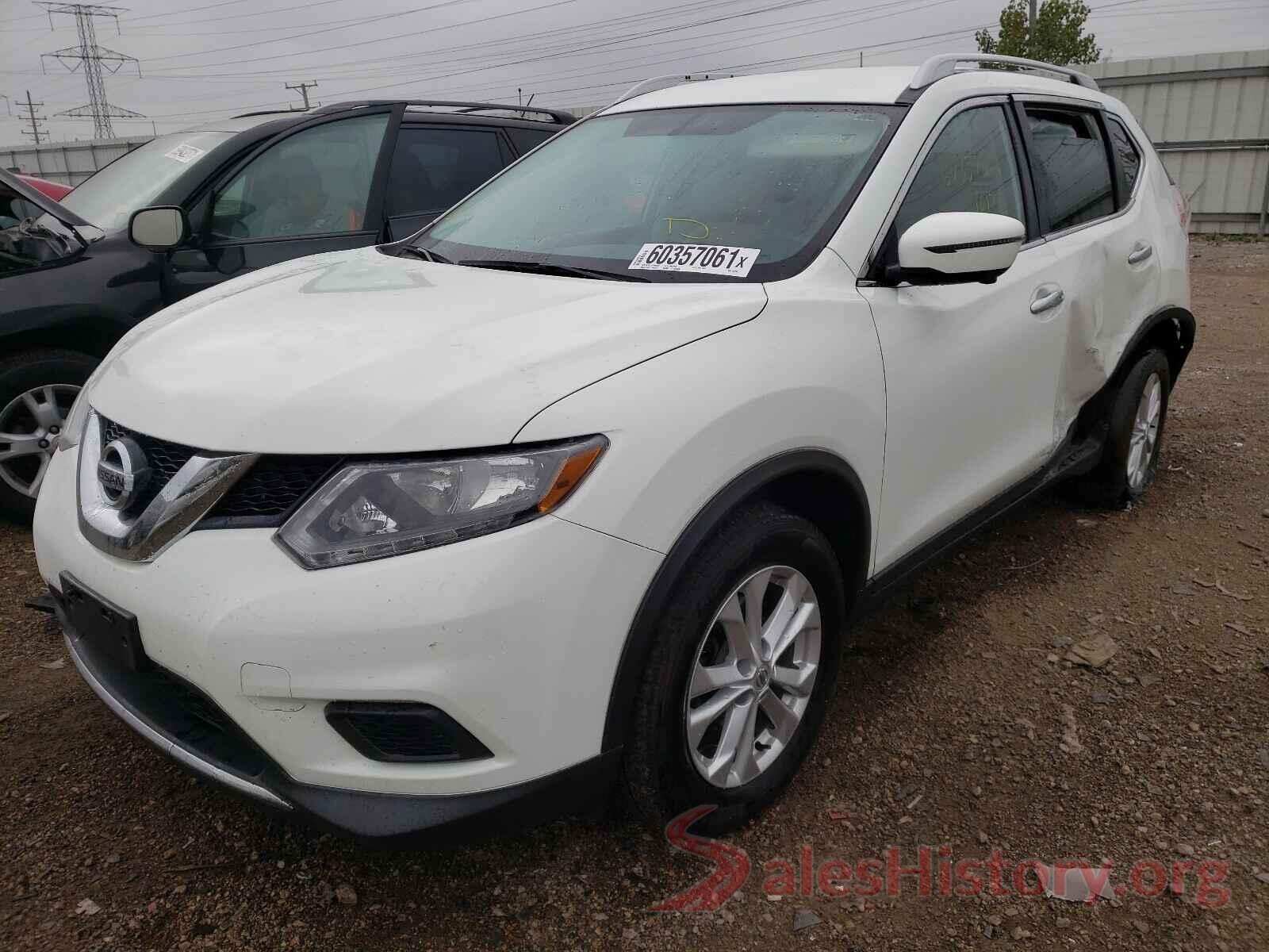 KNMAT2MV3GP737790 2016 NISSAN ROGUE