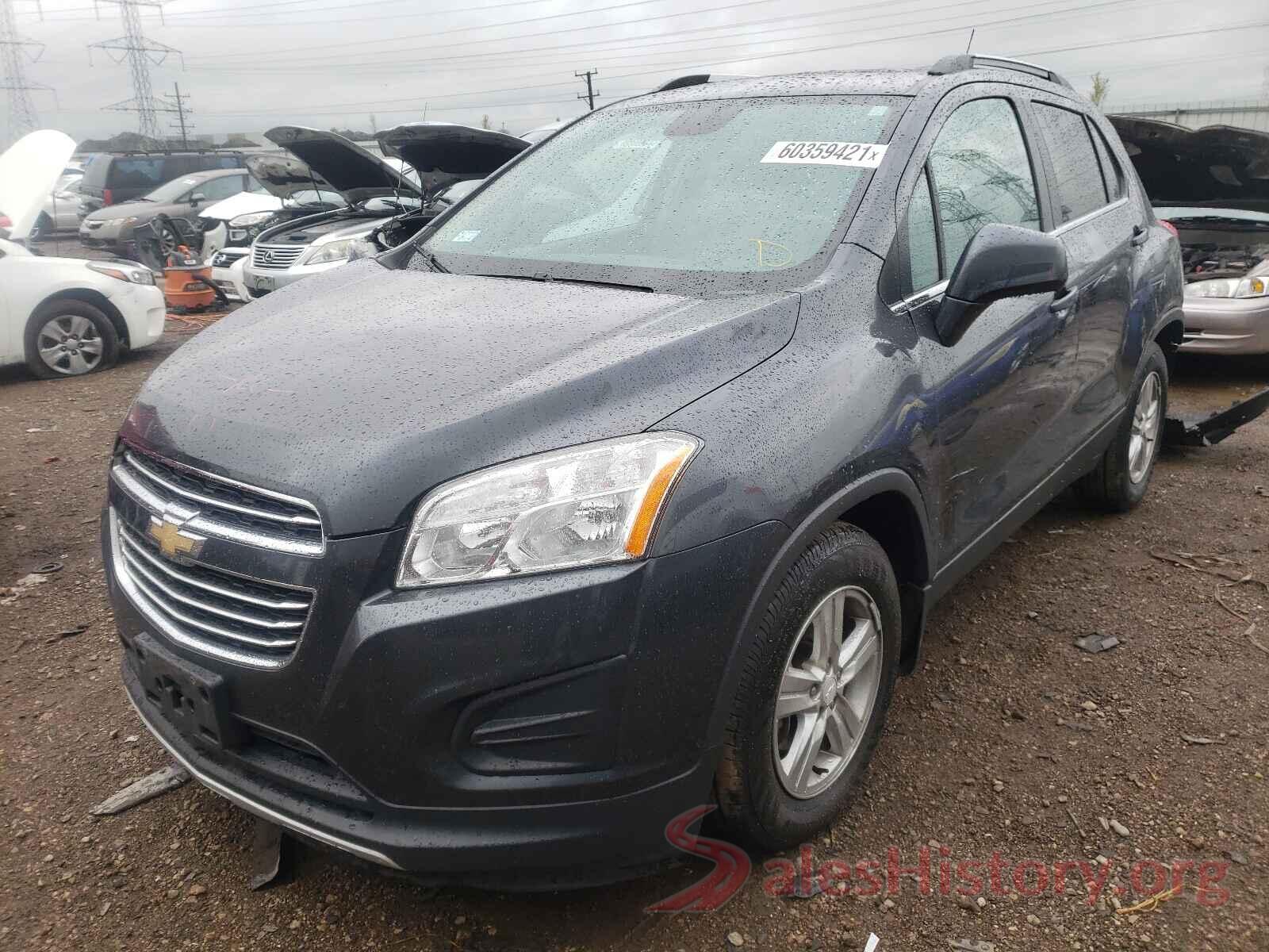 3GNCJLSB2GL237166 2016 CHEVROLET TRAX