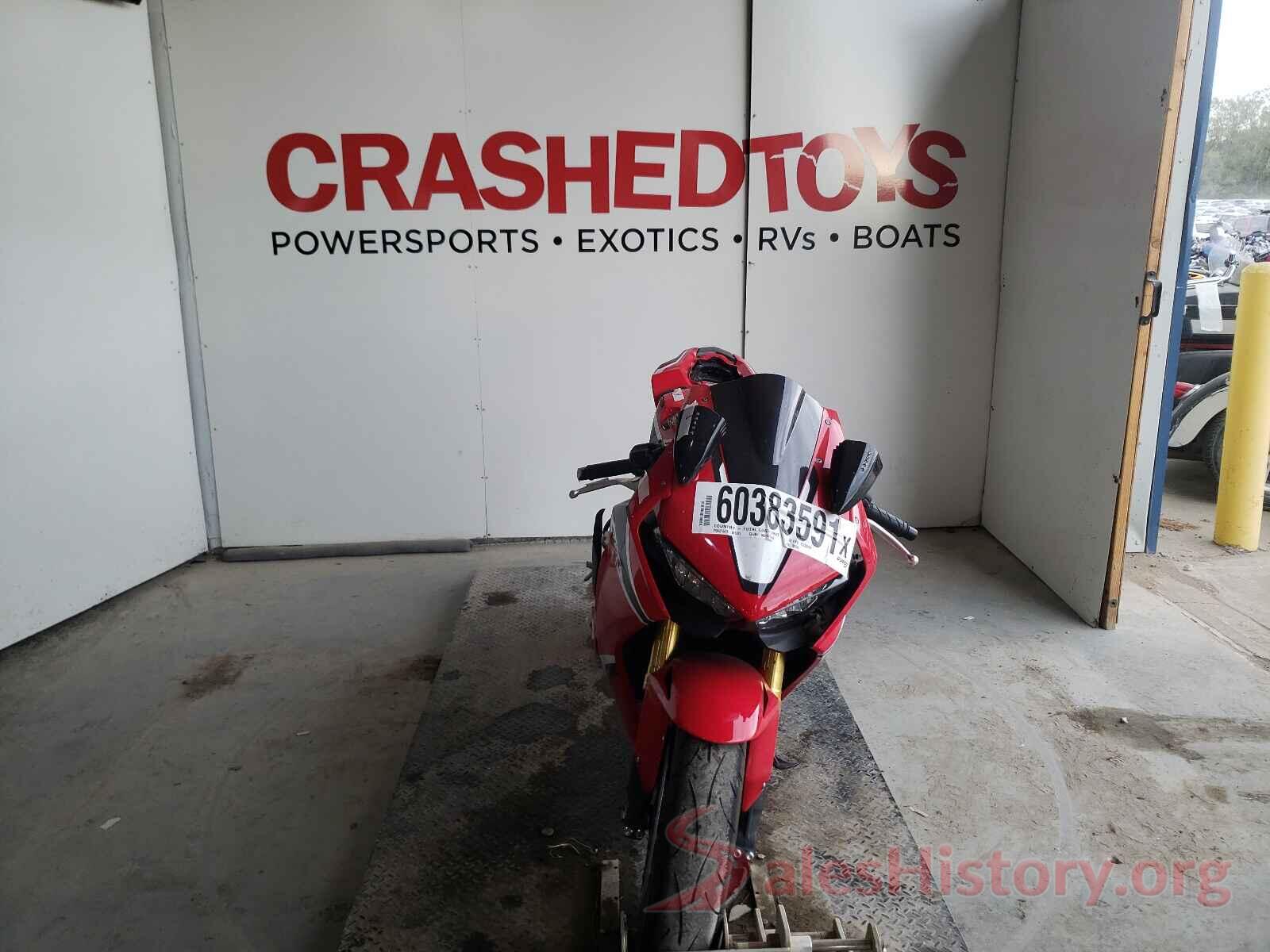 JH2SC7710JK100944 2018 HONDA CBR CYCLE