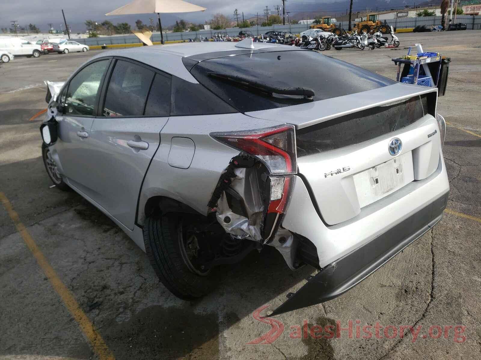 JTDKARFU7G3515459 2016 TOYOTA PRIUS