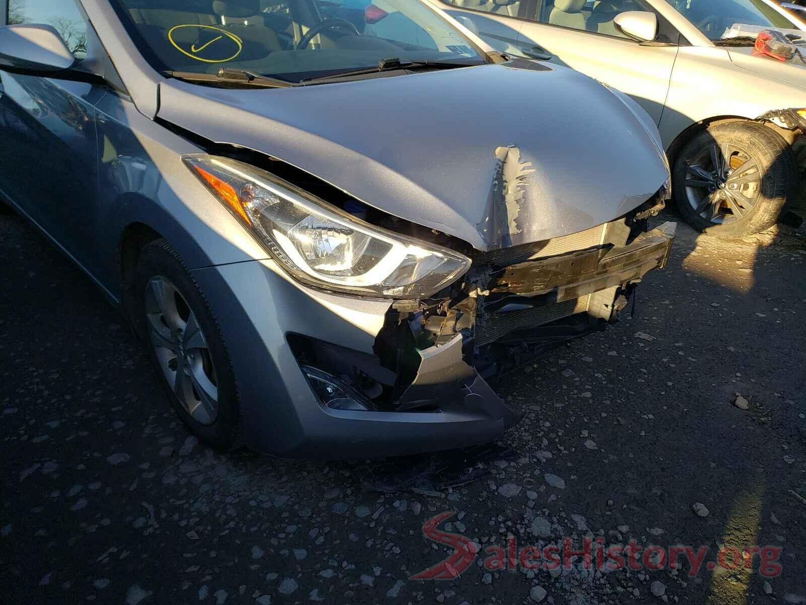 KMHDH4AE3GU505119 2016 HYUNDAI ELANTRA