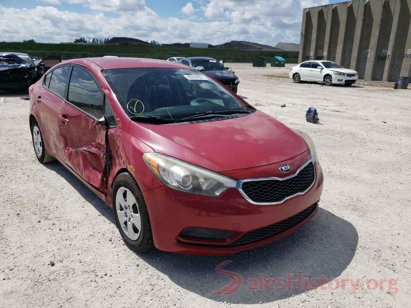 KNAFK4A66G5458649 2016 KIA FORTE