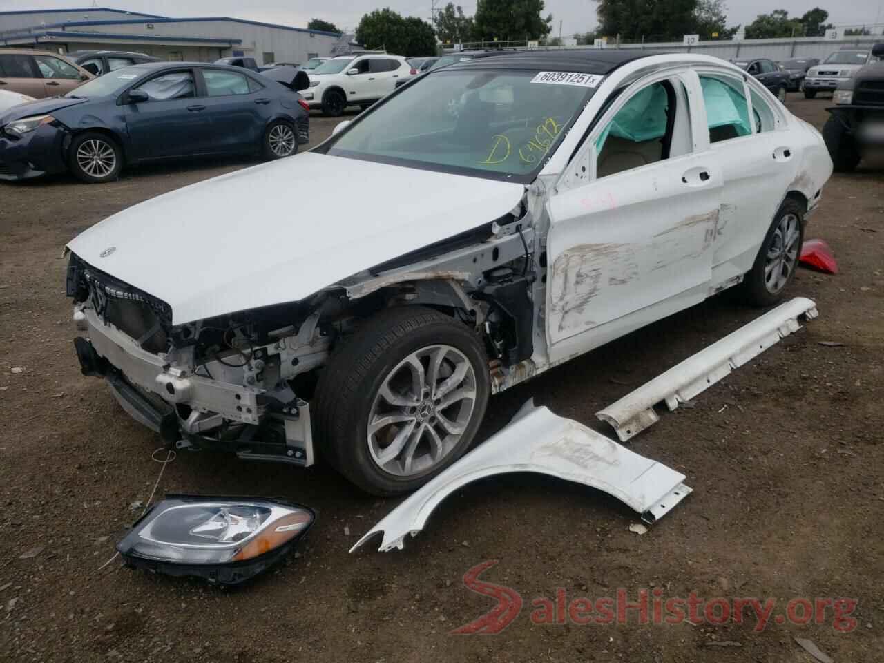 55SWF4JB6JU237092 2018 MERCEDES-BENZ C-CLASS