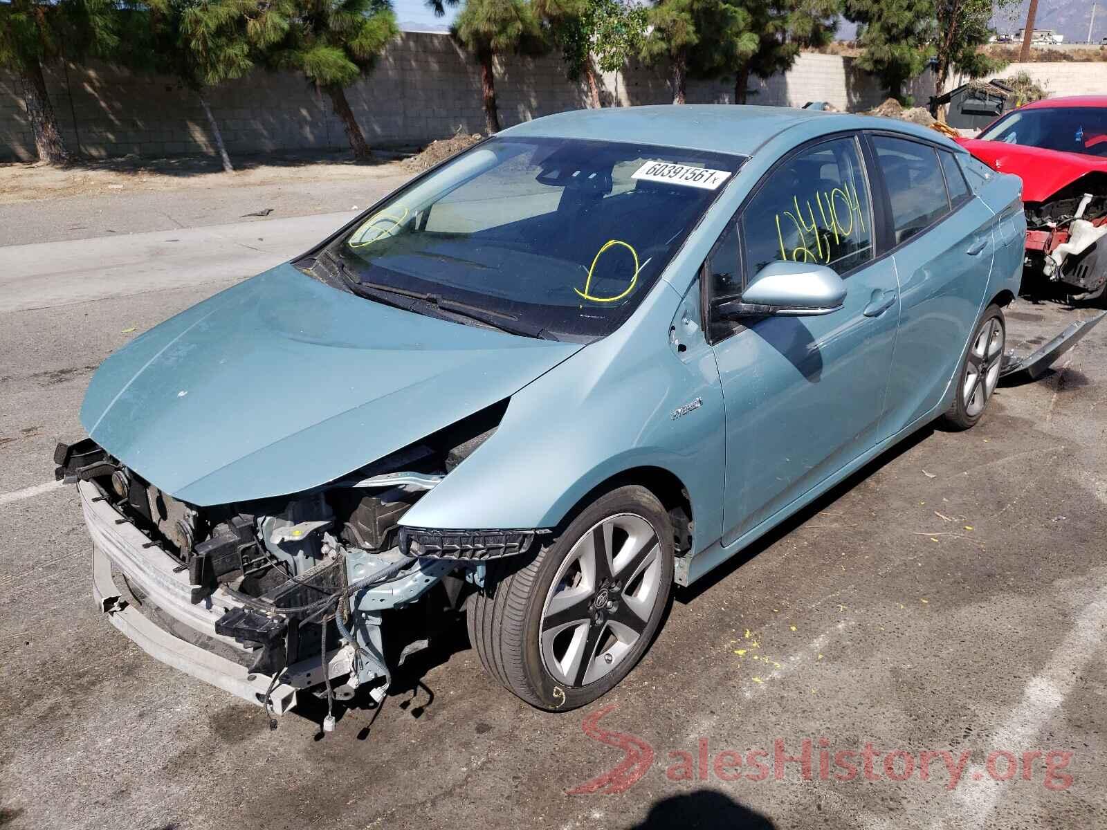 JTDKARFU6G3023716 2016 TOYOTA PRIUS