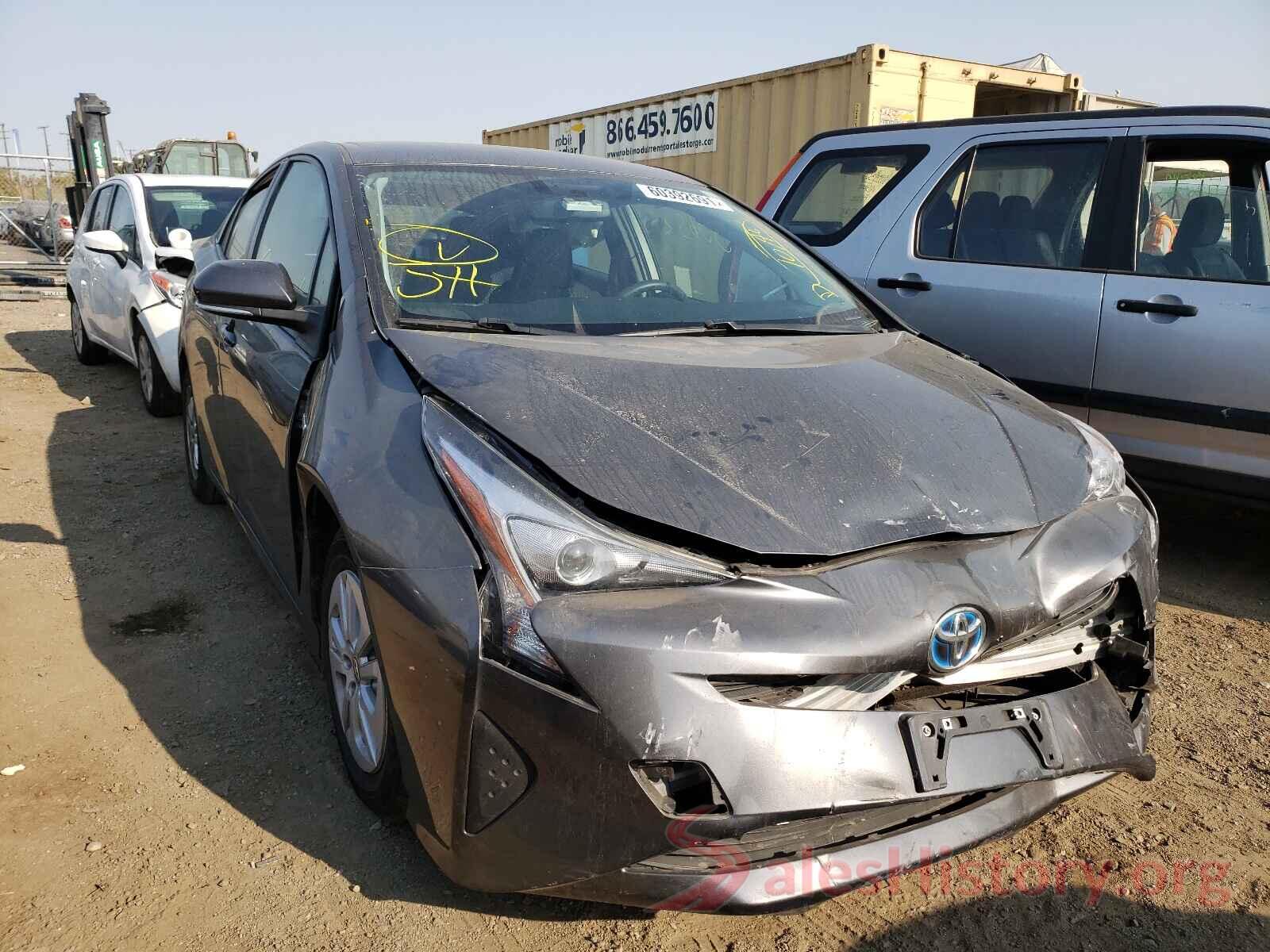 JTDKBRFU0G3006424 2016 TOYOTA PRIUS