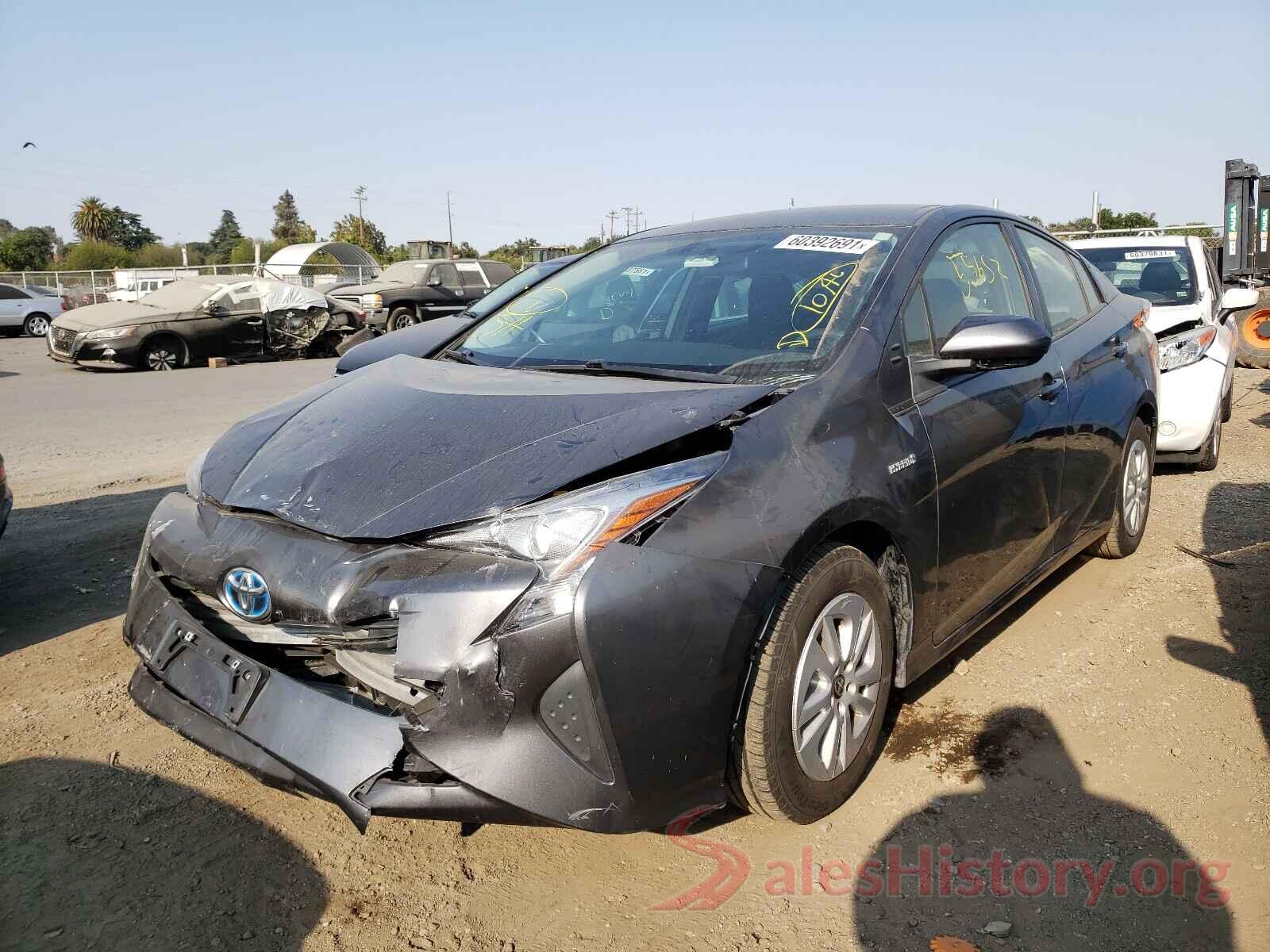 JTDKBRFU0G3006424 2016 TOYOTA PRIUS