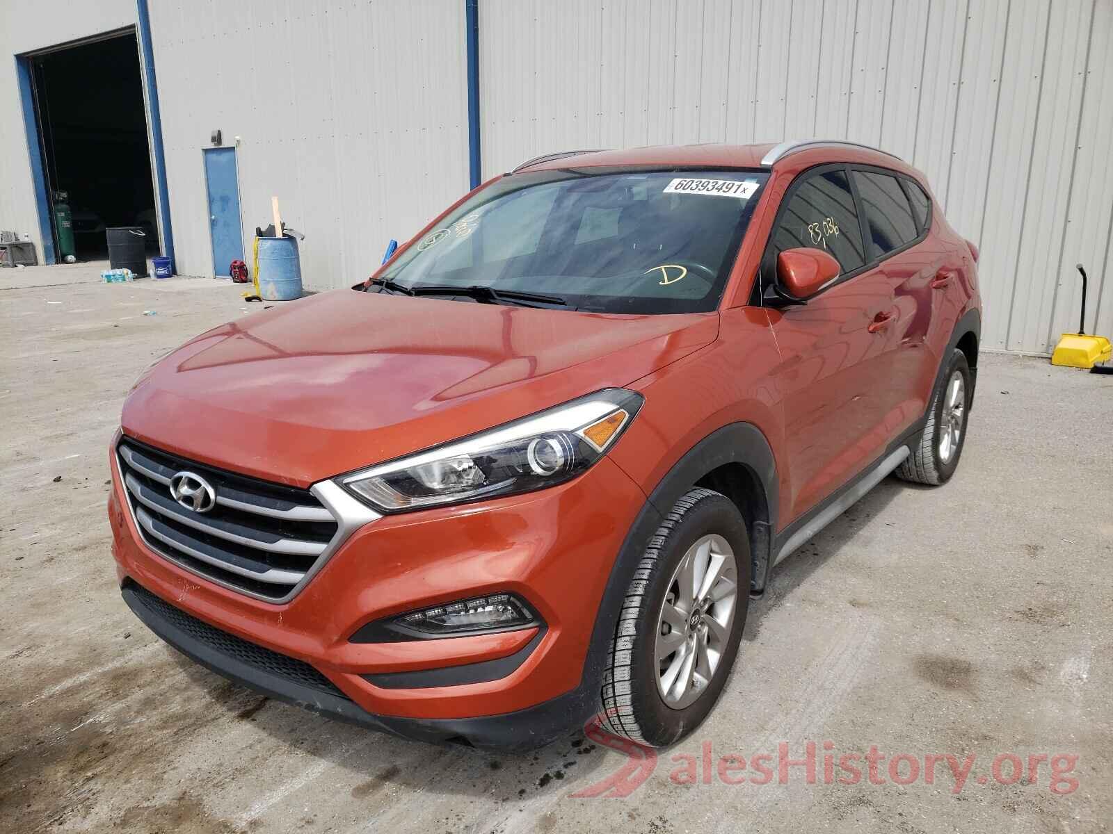 KM8J33A49HU443424 2017 HYUNDAI TUCSON