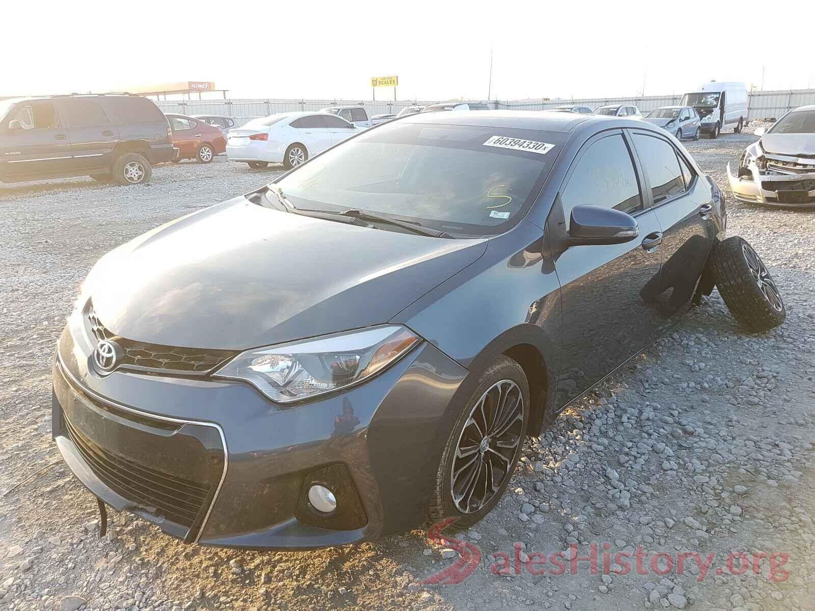 5YFBURHE3GP412267 2016 TOYOTA COROLLA