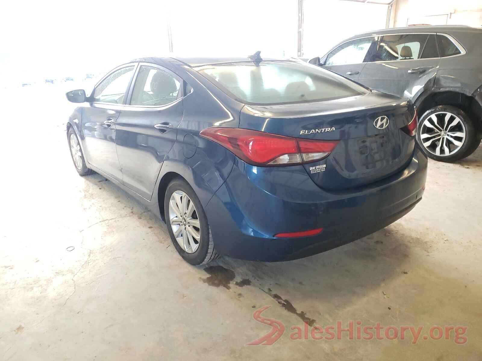 KMHDH4AE3FU393842 2015 HYUNDAI ELANTRA