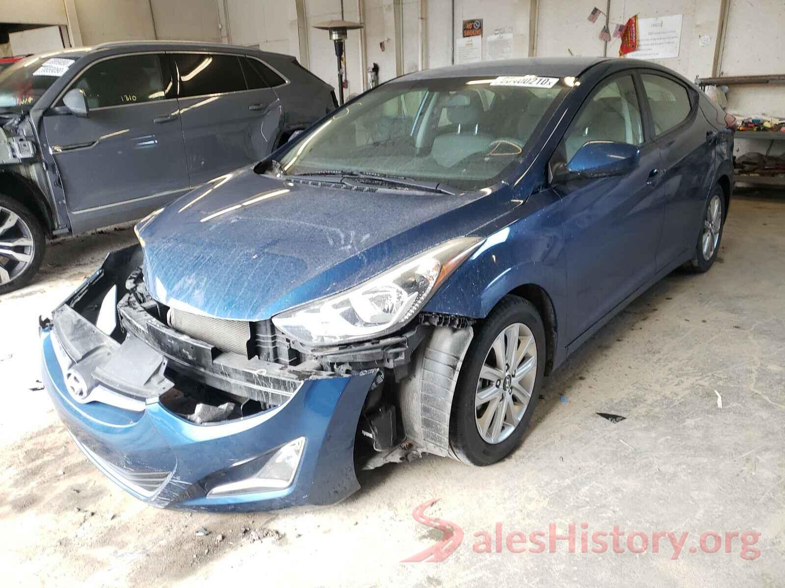 KMHDH4AE3FU393842 2015 HYUNDAI ELANTRA