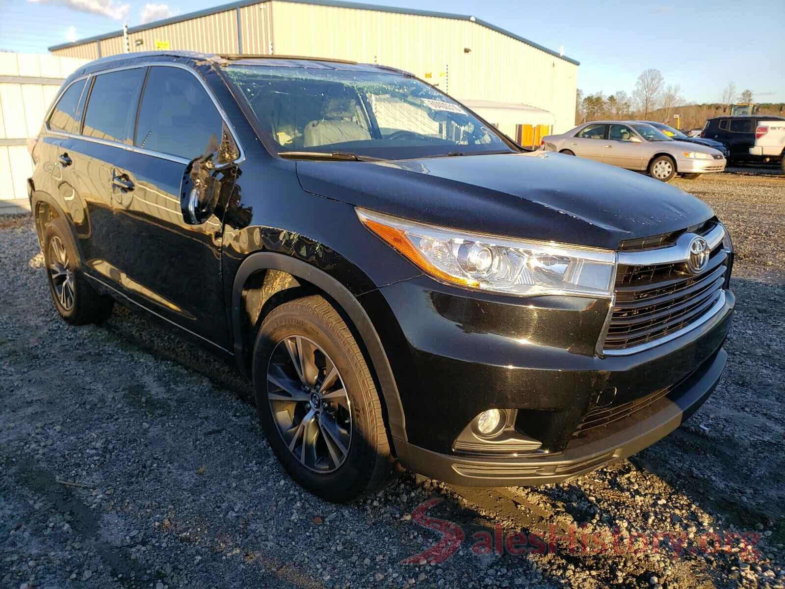 5TDKKRFH8GS173728 2016 TOYOTA HIGHLANDER