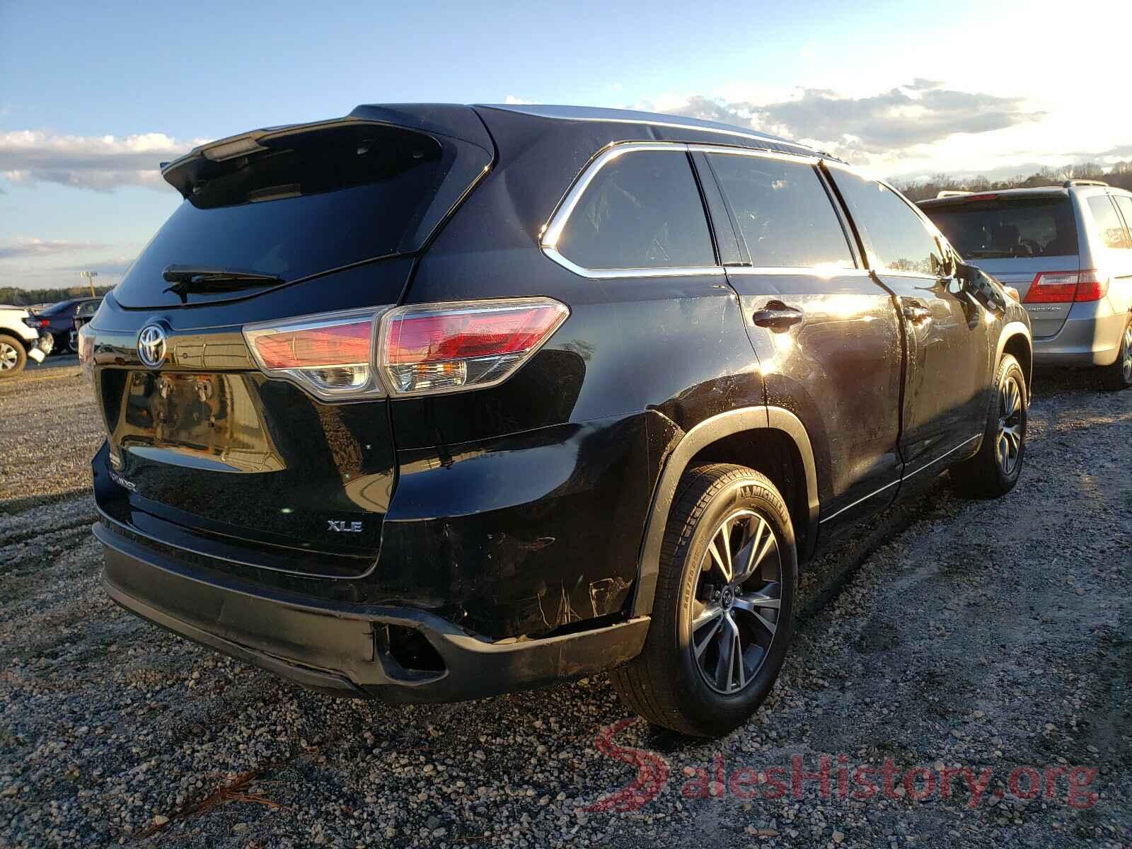 5TDKKRFH8GS173728 2016 TOYOTA HIGHLANDER