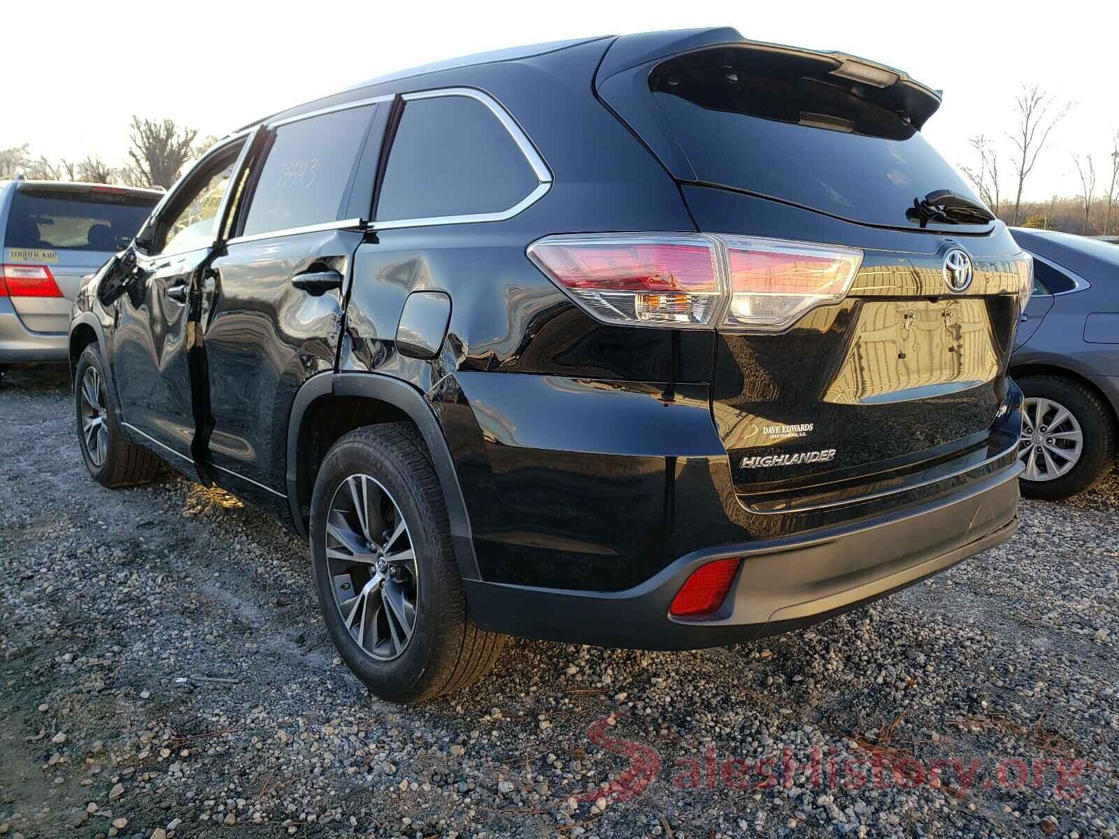 5TDKKRFH8GS173728 2016 TOYOTA HIGHLANDER