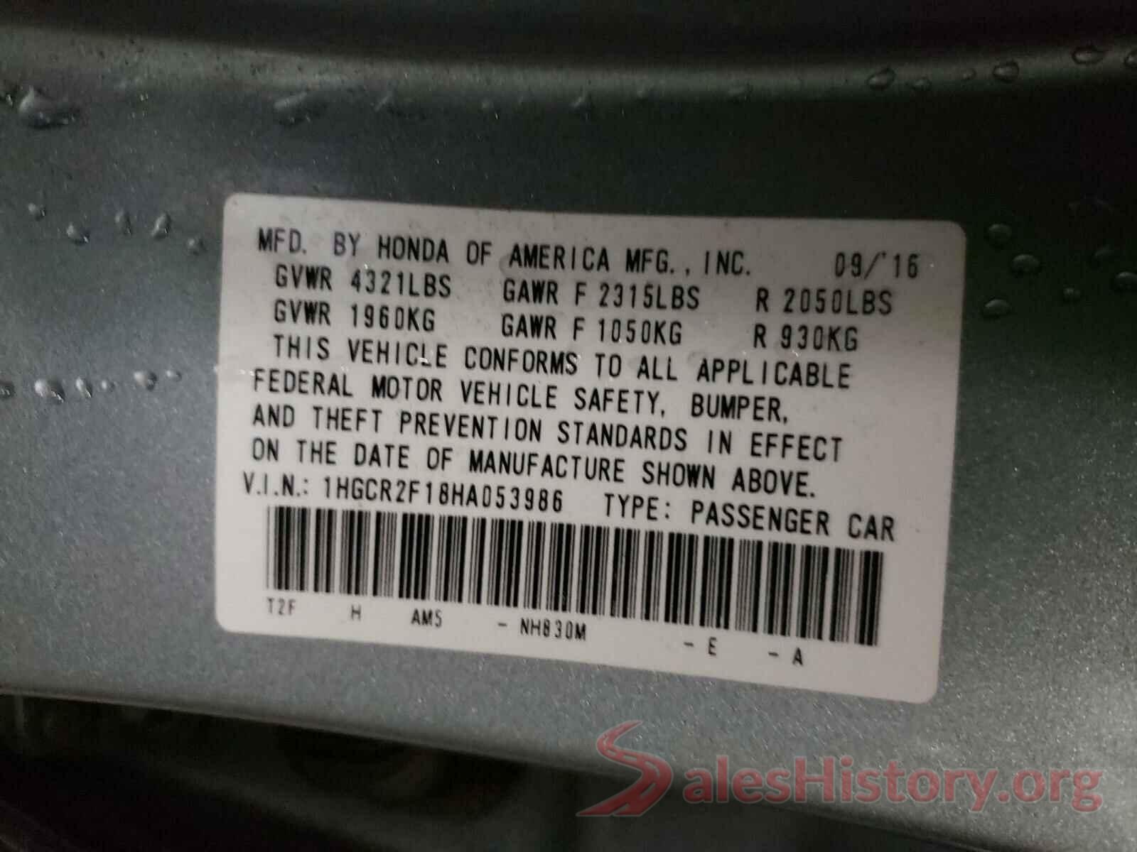 1HGCR2F18HA053986 2017 HONDA ACCORD