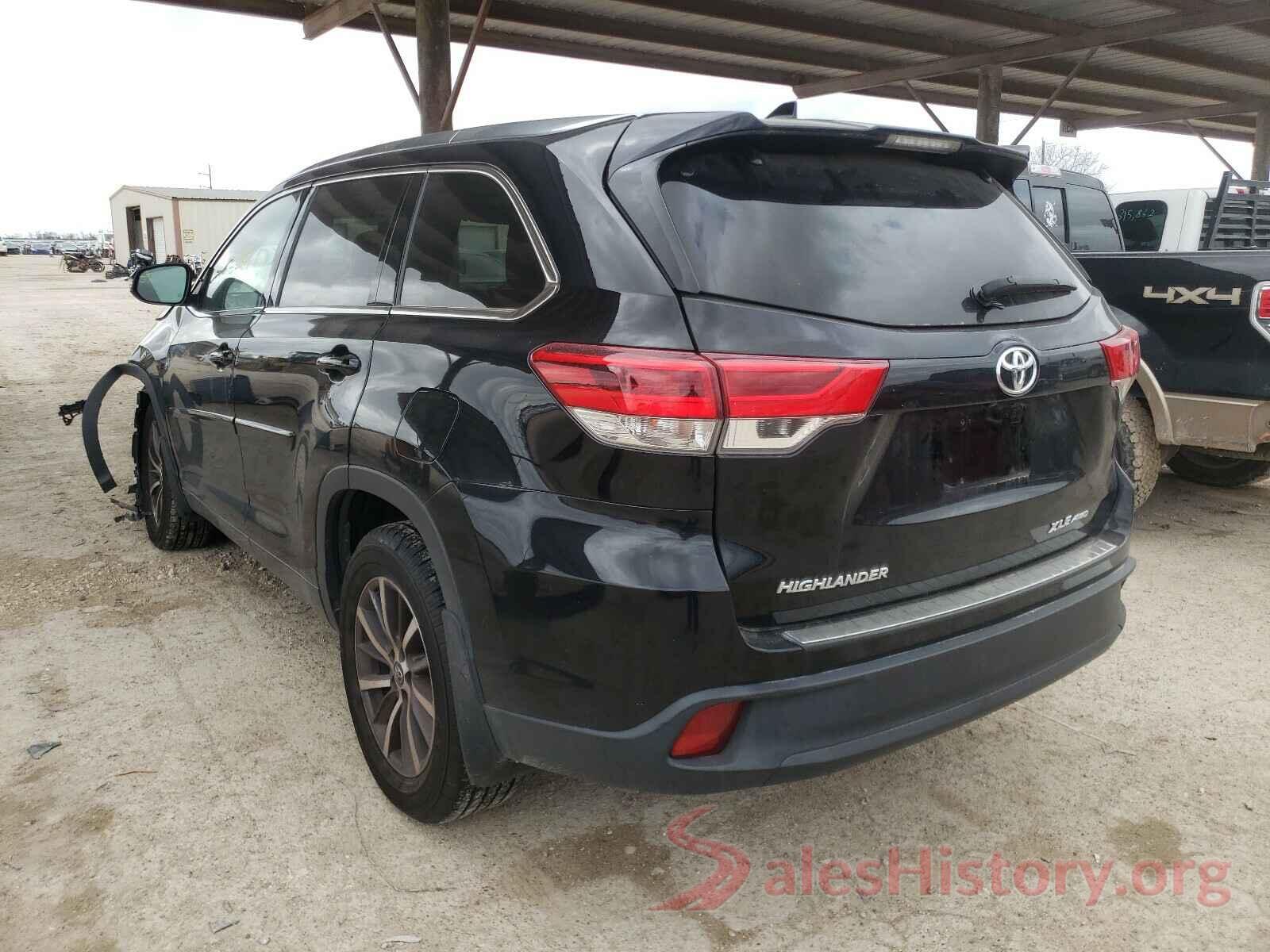 5TDJZRFH2HS392614 2017 TOYOTA HIGHLANDER