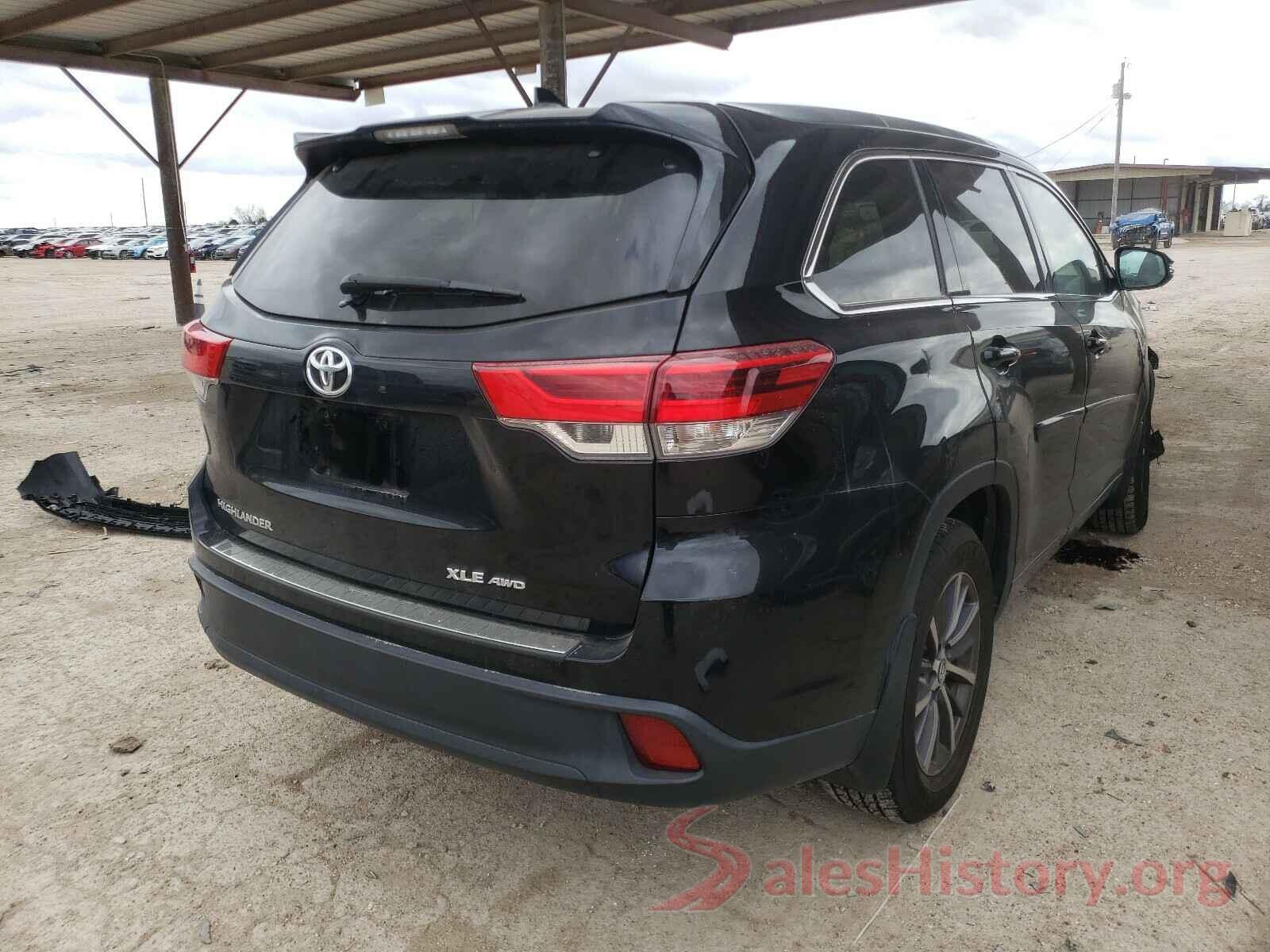 5TDJZRFH2HS392614 2017 TOYOTA HIGHLANDER