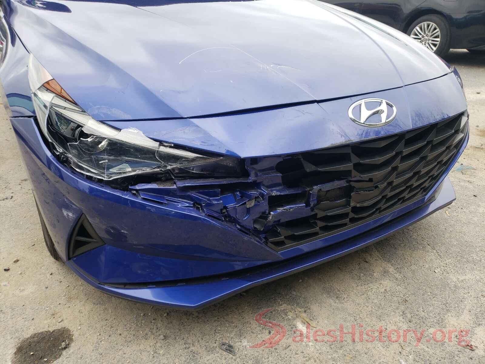 5NPLM4AG2MH037192 2021 HYUNDAI ELANTRA