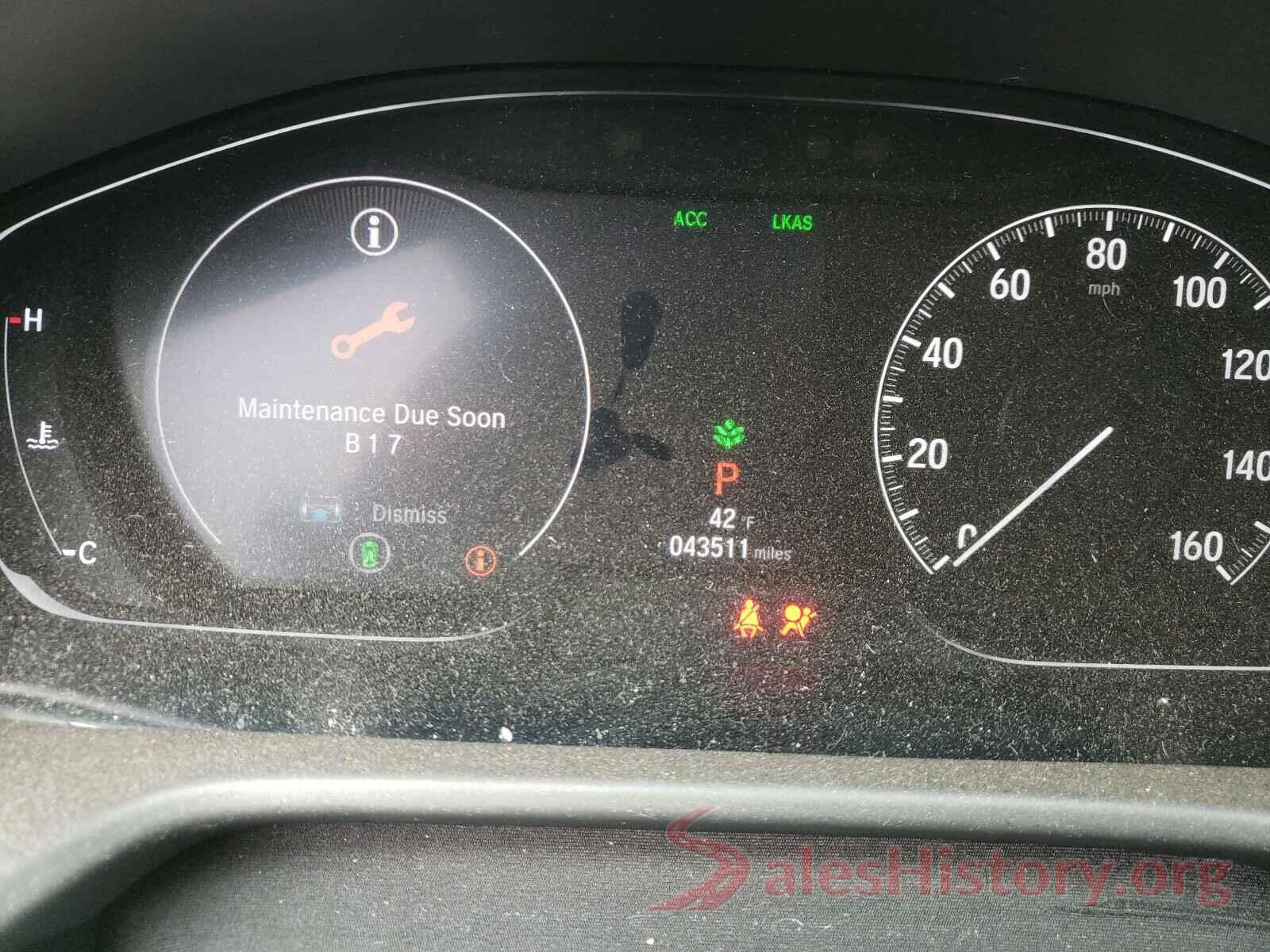 1HGCV2F5XJA016622 2018 HONDA ACCORD