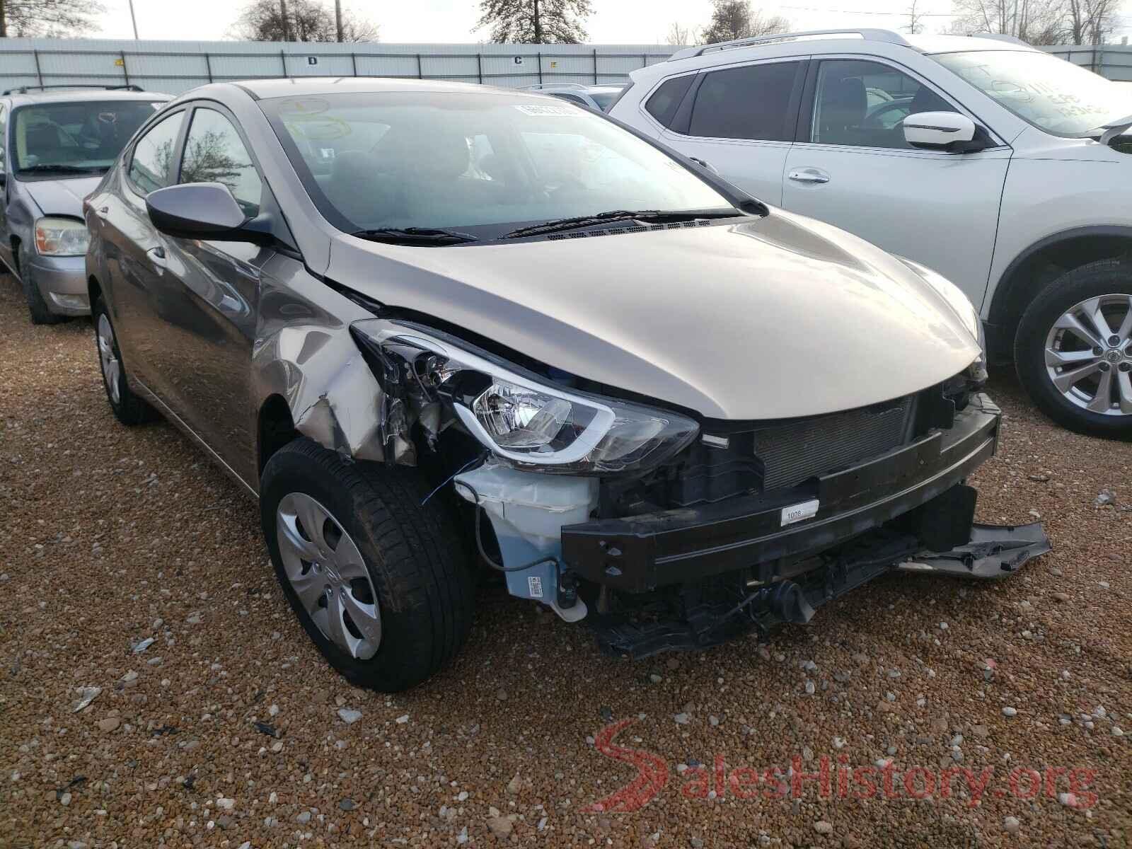 5NPDH4AE6GH712666 2016 HYUNDAI ELANTRA