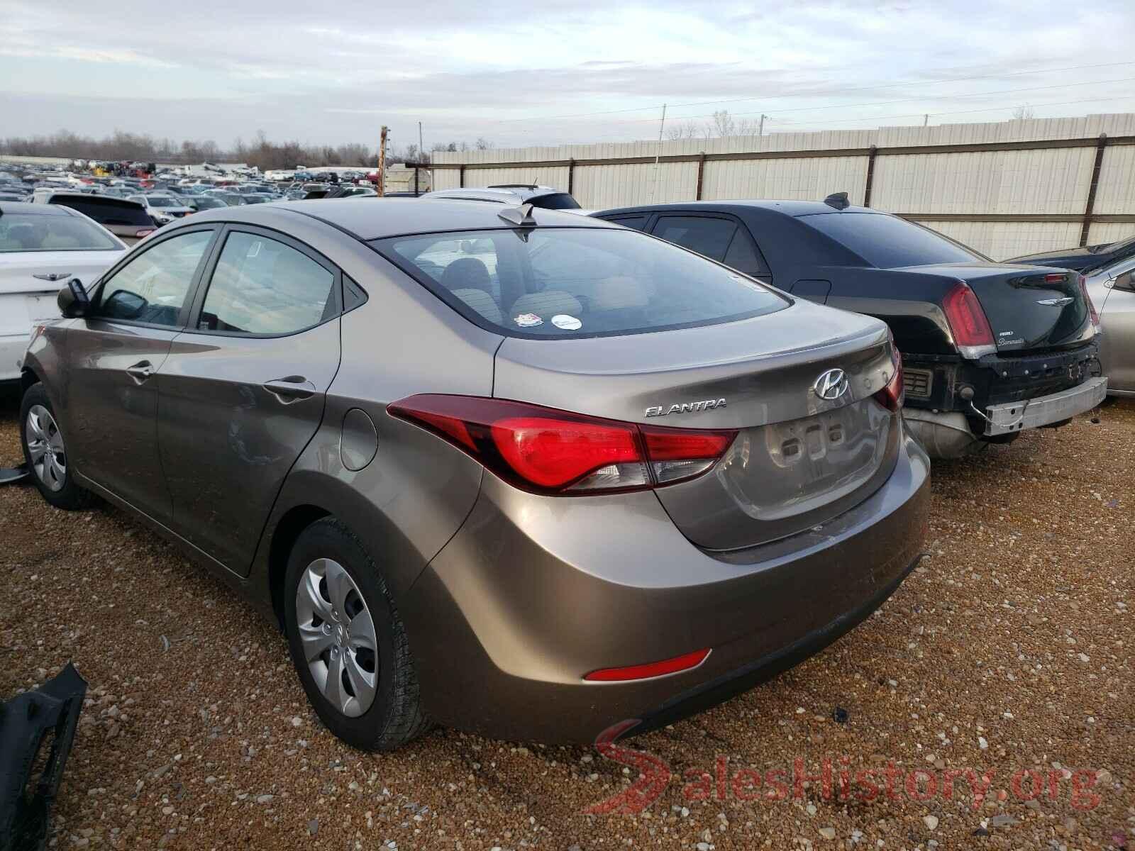 5NPDH4AE6GH712666 2016 HYUNDAI ELANTRA