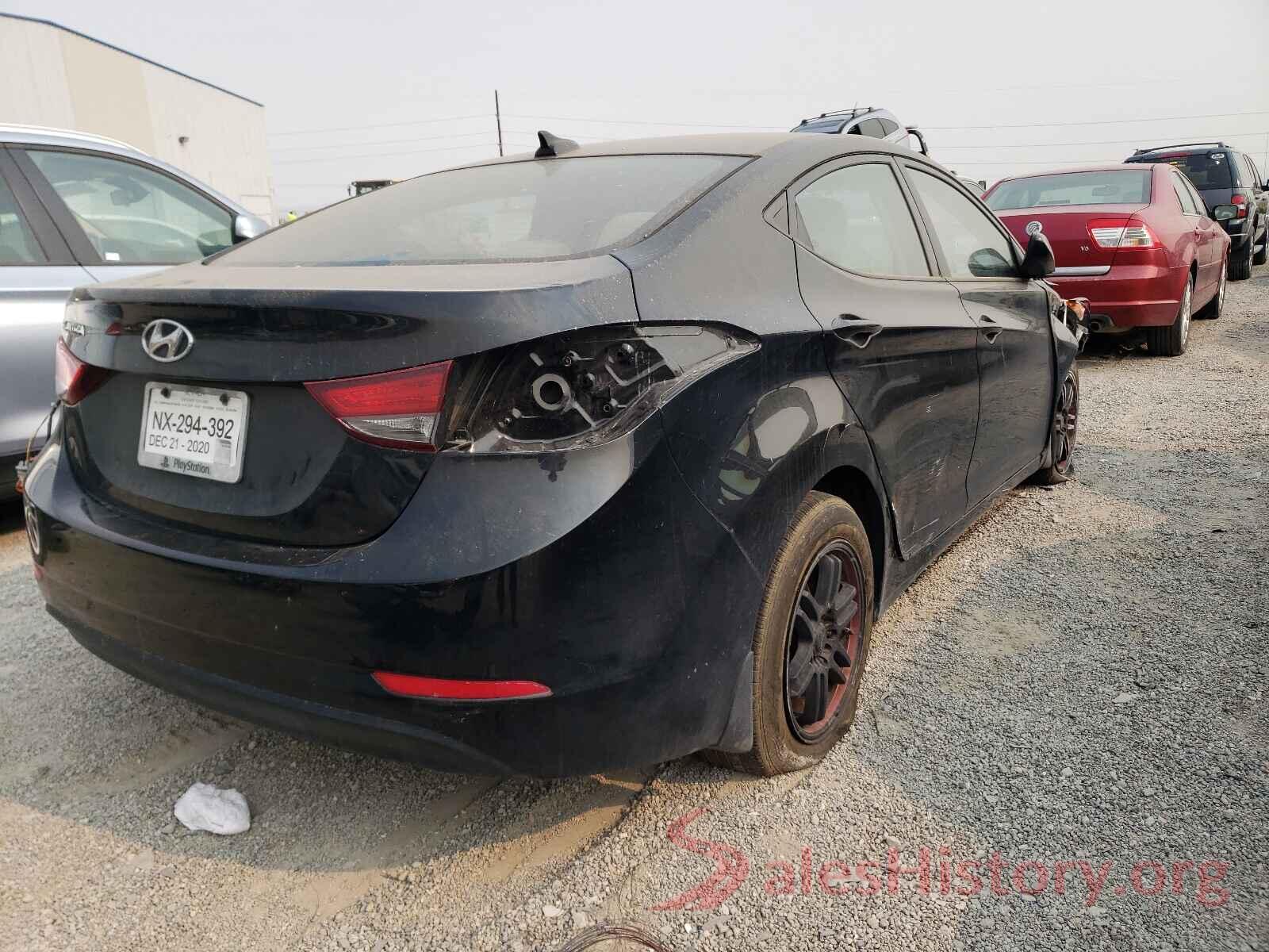 5NPDH4AE1GH794709 2016 HYUNDAI ELANTRA