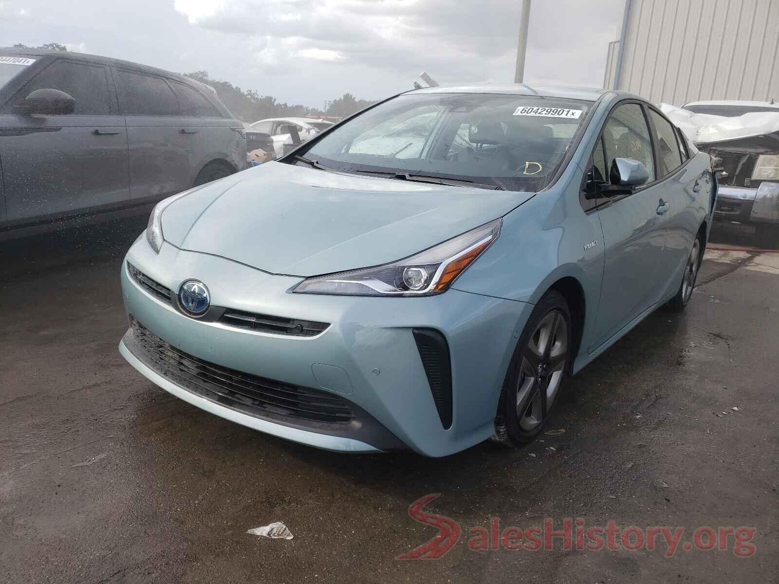 JTDKARFU4L3116941 2020 TOYOTA PRIUS