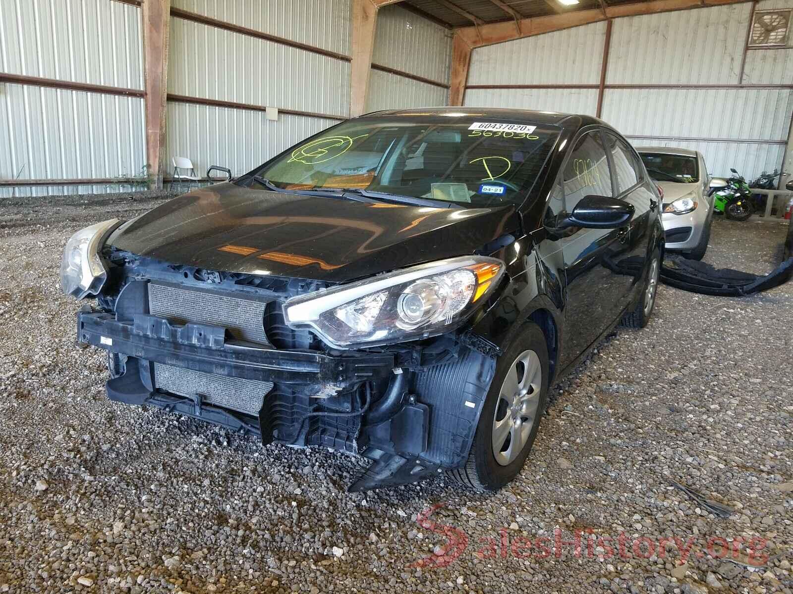 KNAFK4A65G5563036 2016 KIA FORTE