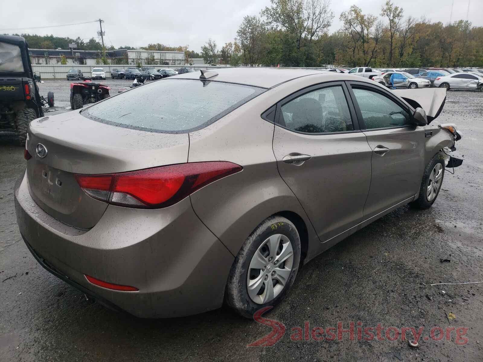 5NPDH4AE5GH677151 2016 HYUNDAI ELANTRA