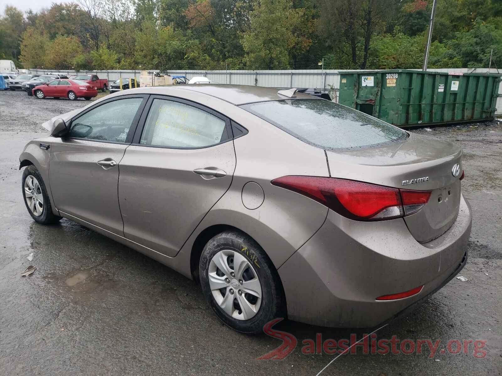 5NPDH4AE5GH677151 2016 HYUNDAI ELANTRA