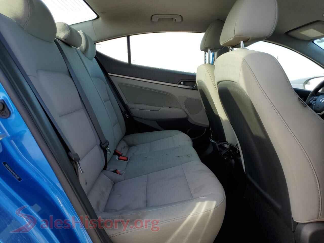 2017 HYUNDAI ELANTRA VIN 5NPD84LF6HH079335, odometer mileage