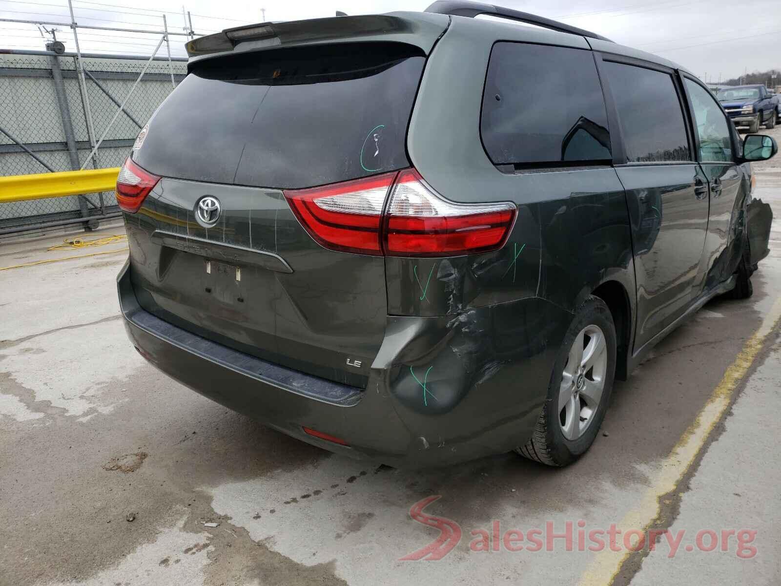 5TDKZ3DC1JS957305 2018 TOYOTA SIENNA