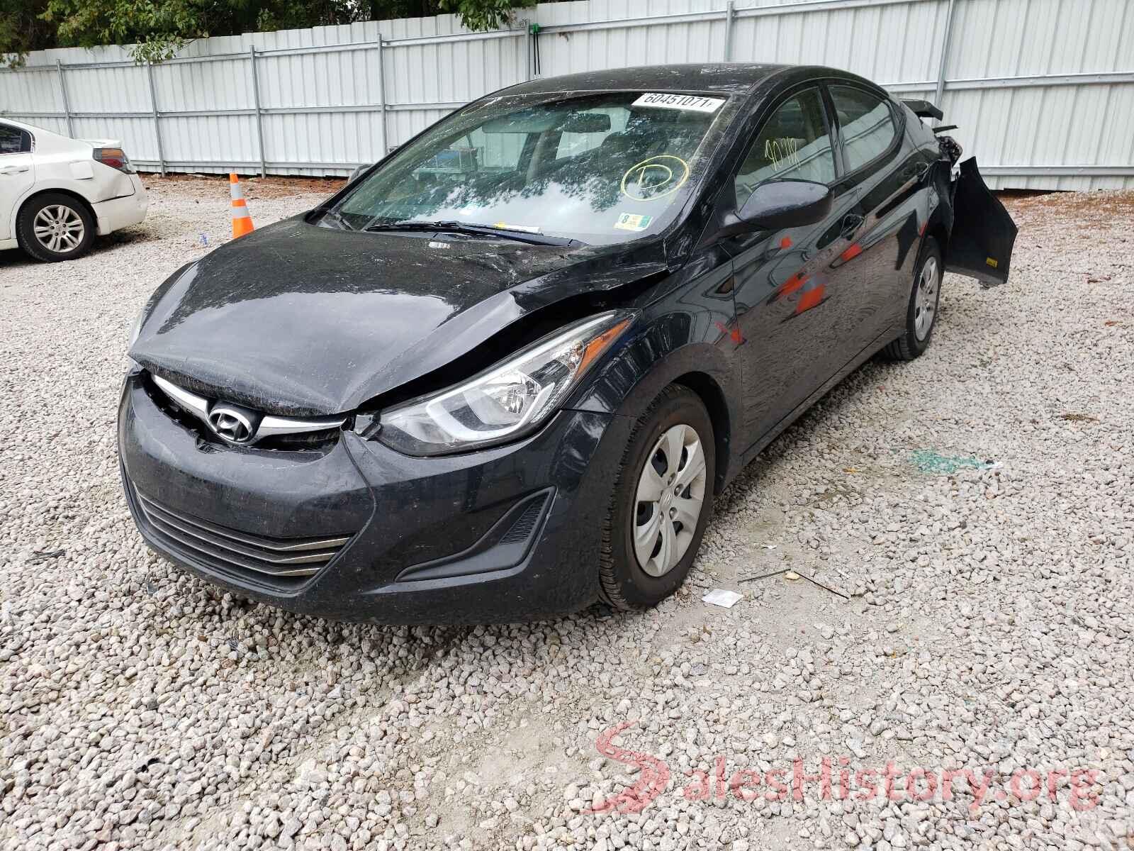 5NPDH4AE7GH782273 2016 HYUNDAI ELANTRA