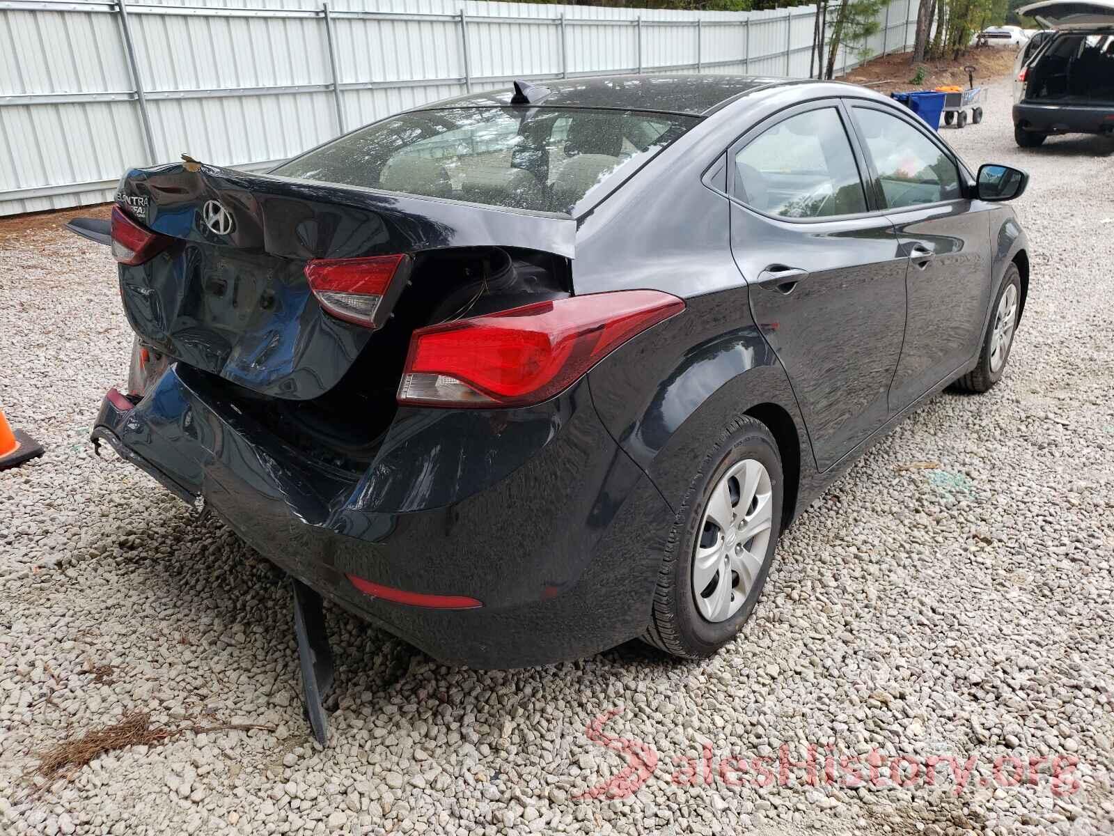 5NPDH4AE7GH782273 2016 HYUNDAI ELANTRA