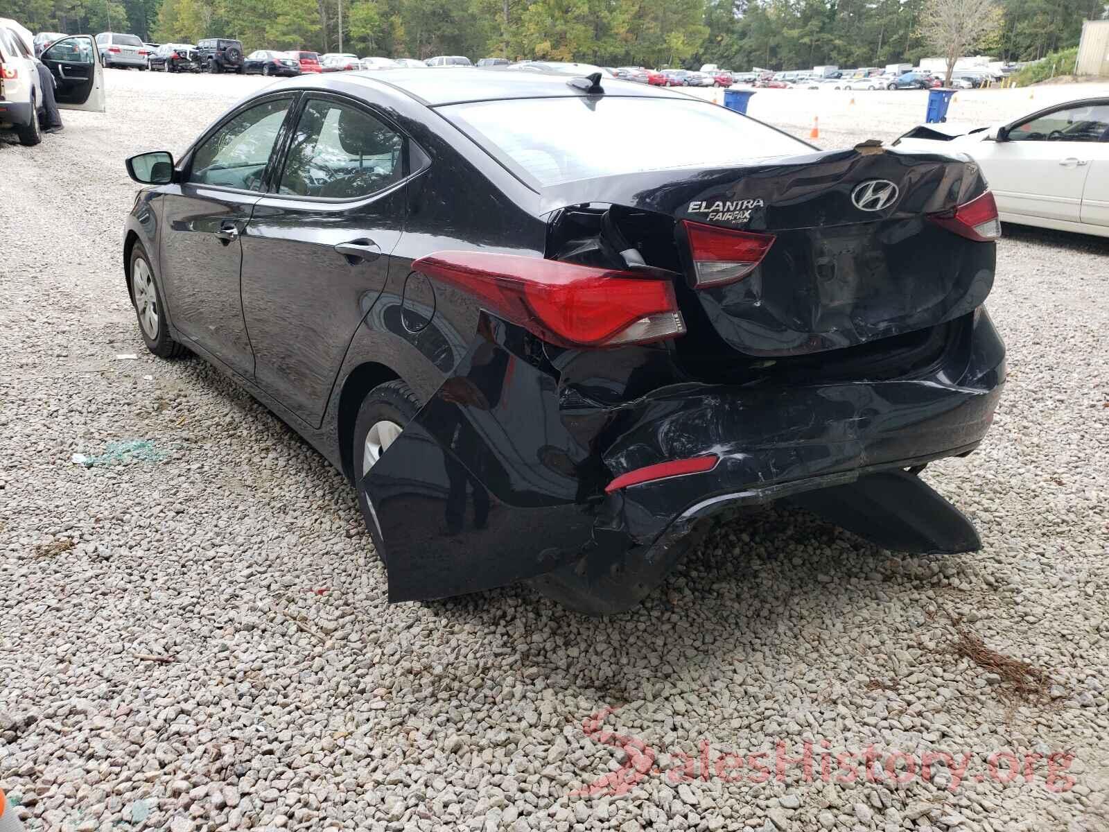 5NPDH4AE7GH782273 2016 HYUNDAI ELANTRA