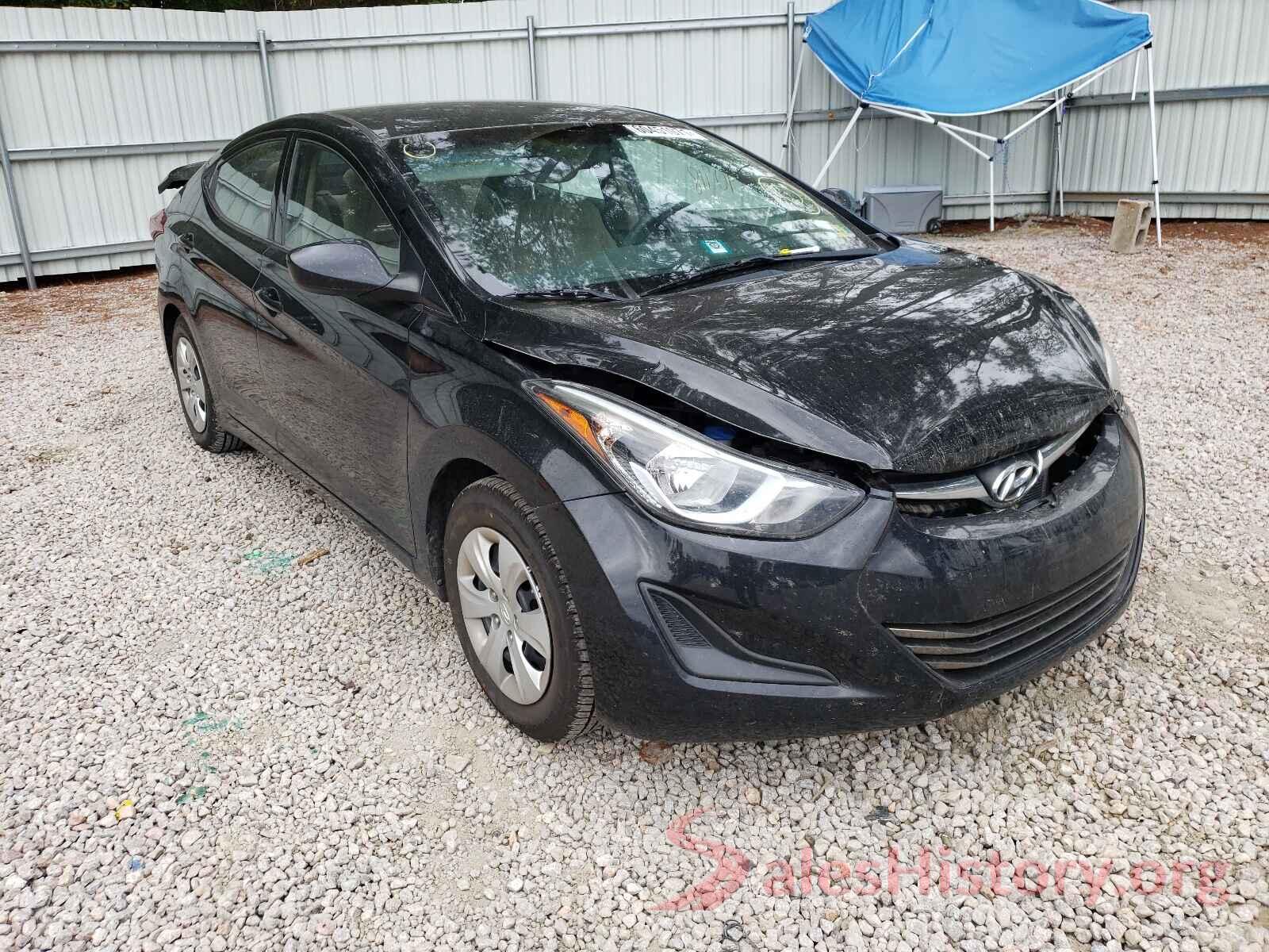 5NPDH4AE7GH782273 2016 HYUNDAI ELANTRA