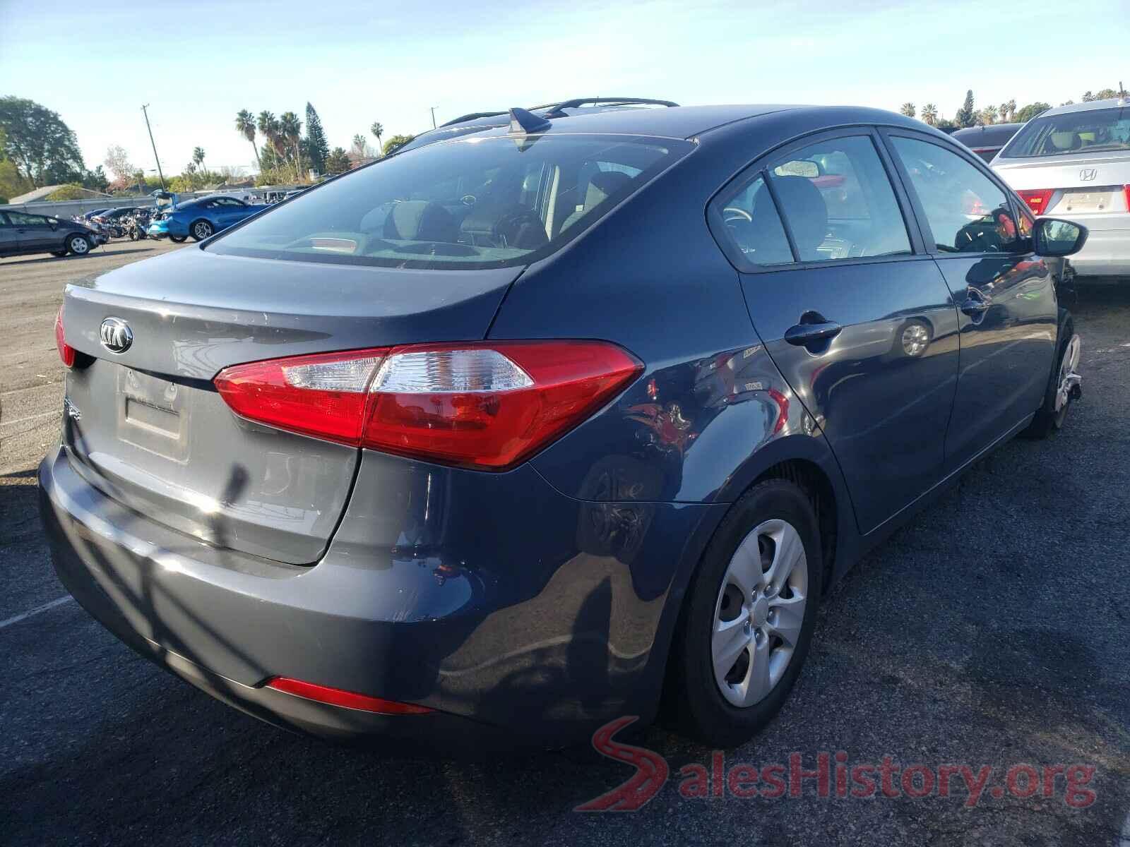 KNAFK4A6XG5536186 2016 KIA FORTE