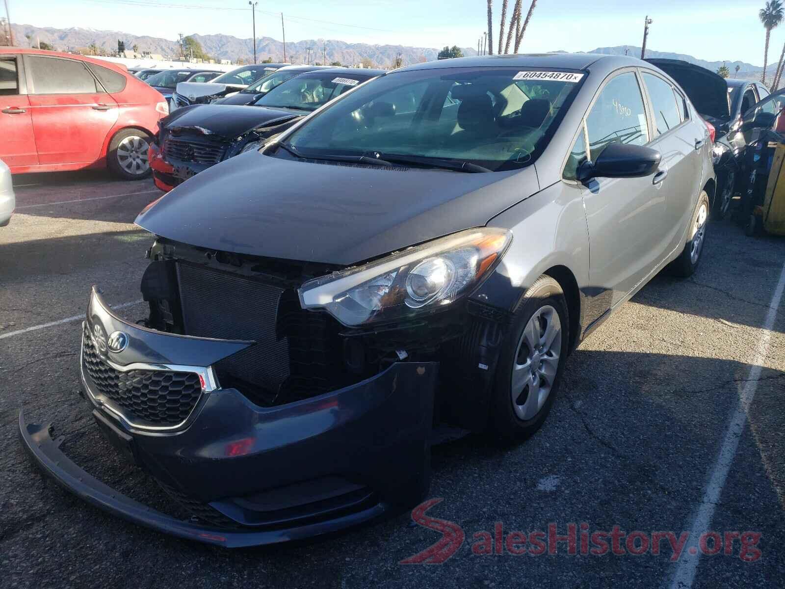 KNAFK4A6XG5536186 2016 KIA FORTE