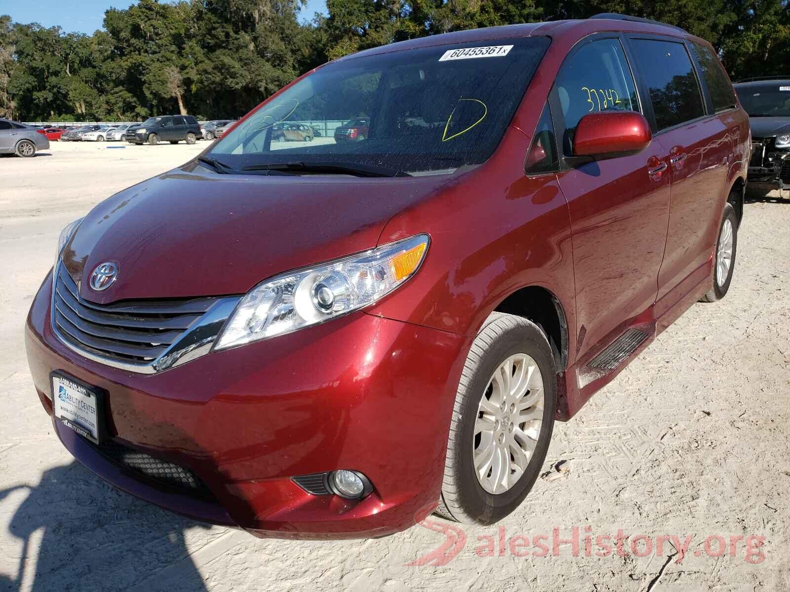 5TDYK3DC7GS707218 2016 TOYOTA SIENNA