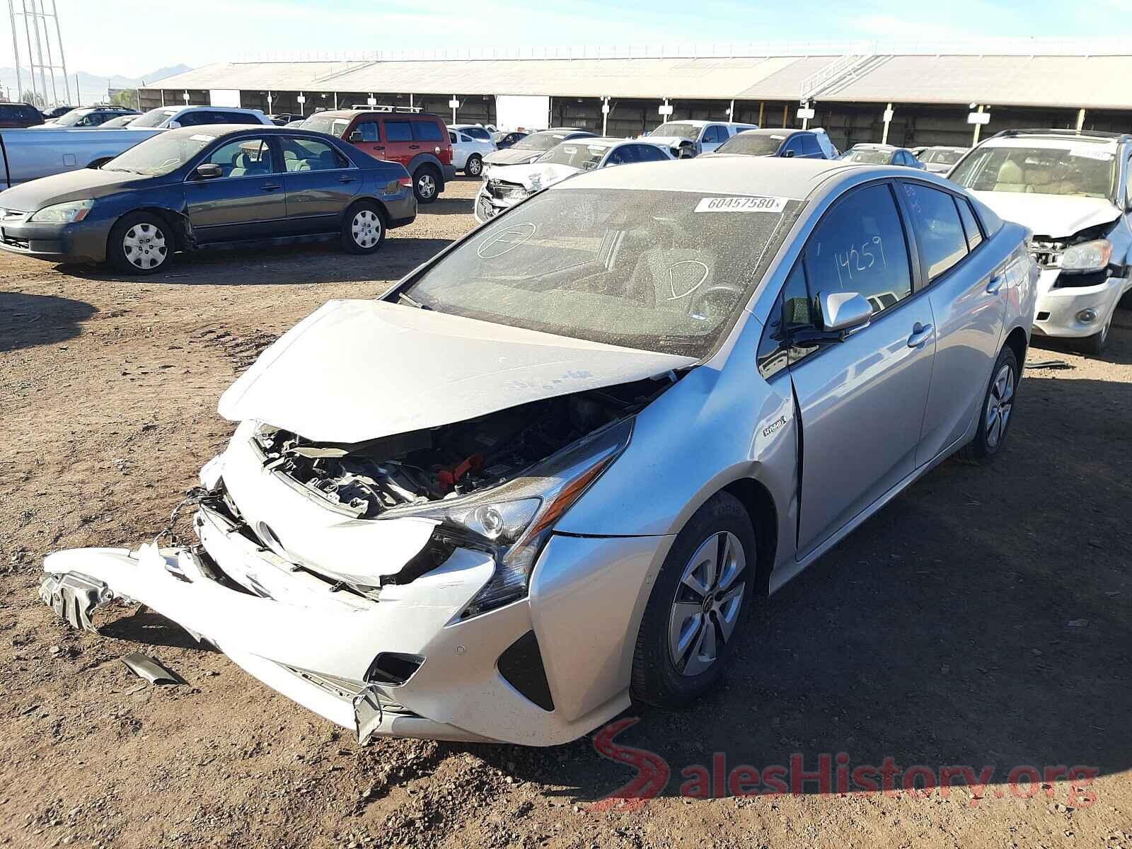 JTDKBRFU1J3602651 2018 TOYOTA PRIUS