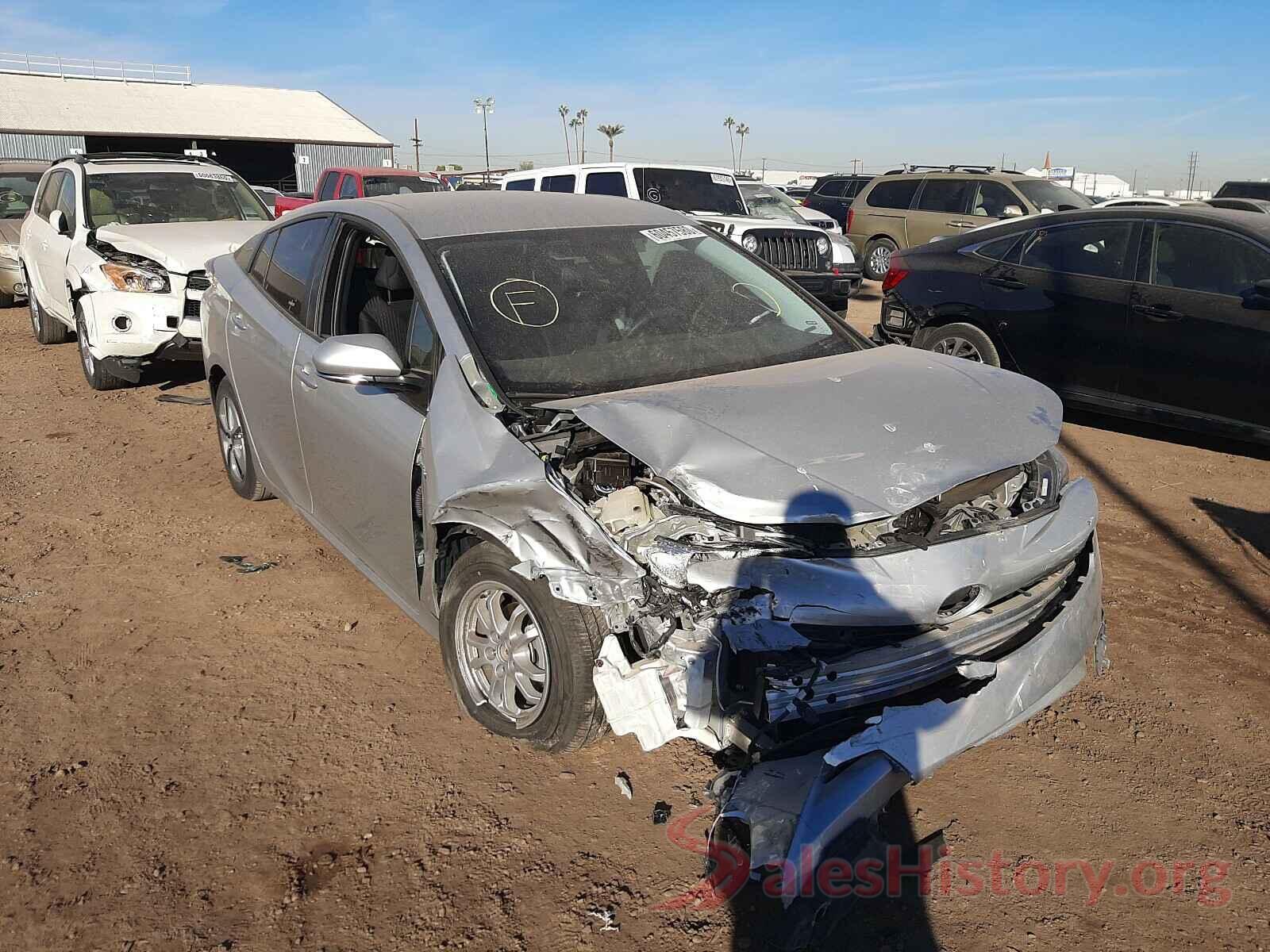 JTDKBRFU1J3602651 2018 TOYOTA PRIUS