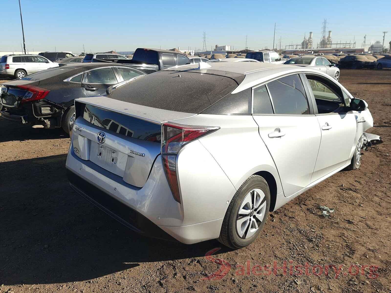 JTDKBRFU1J3602651 2018 TOYOTA PRIUS