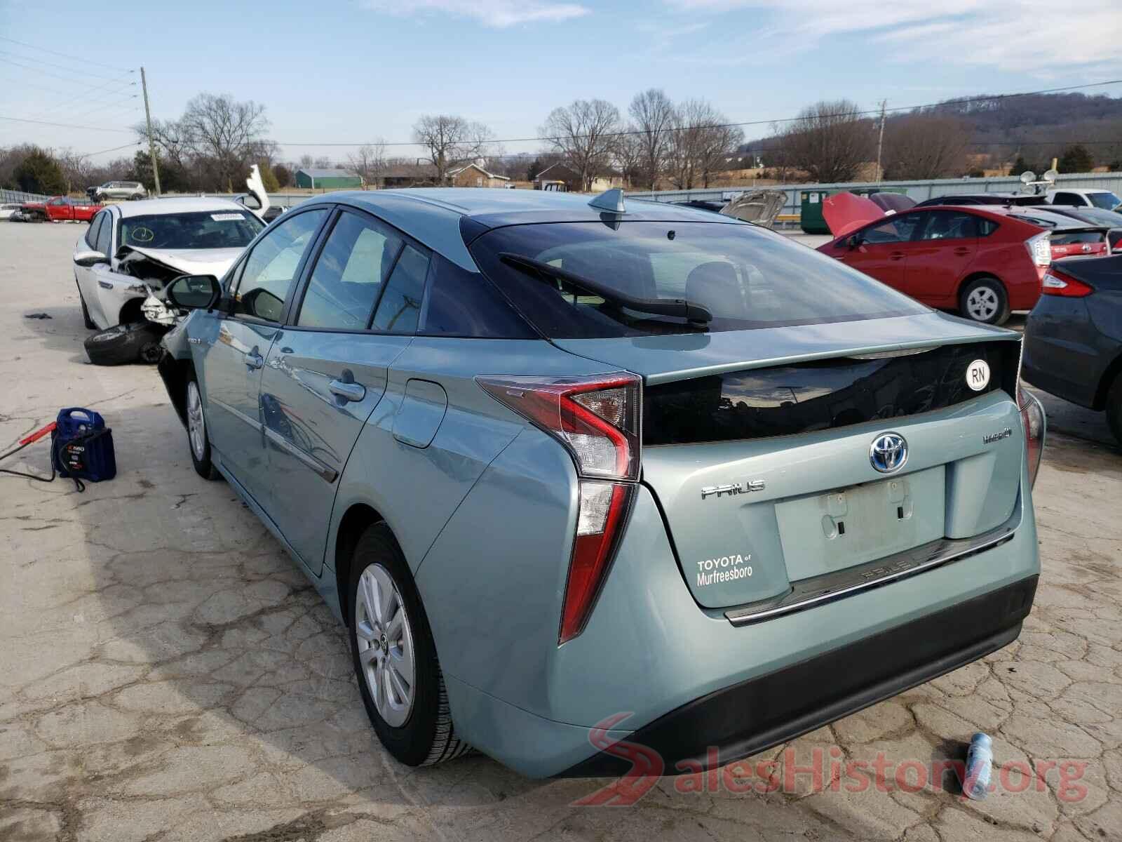 JTDKBRFU7G3005349 2016 TOYOTA PRIUS