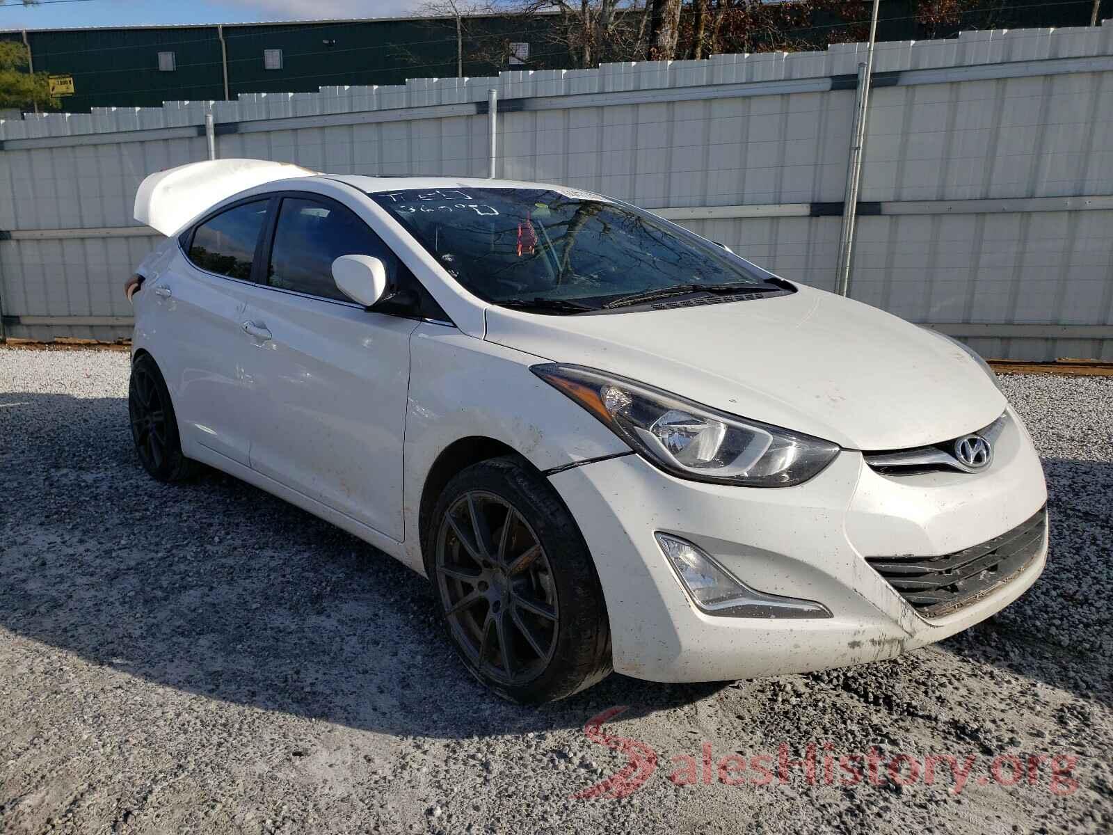 5NPDH4AE4GH767097 2016 HYUNDAI ELANTRA