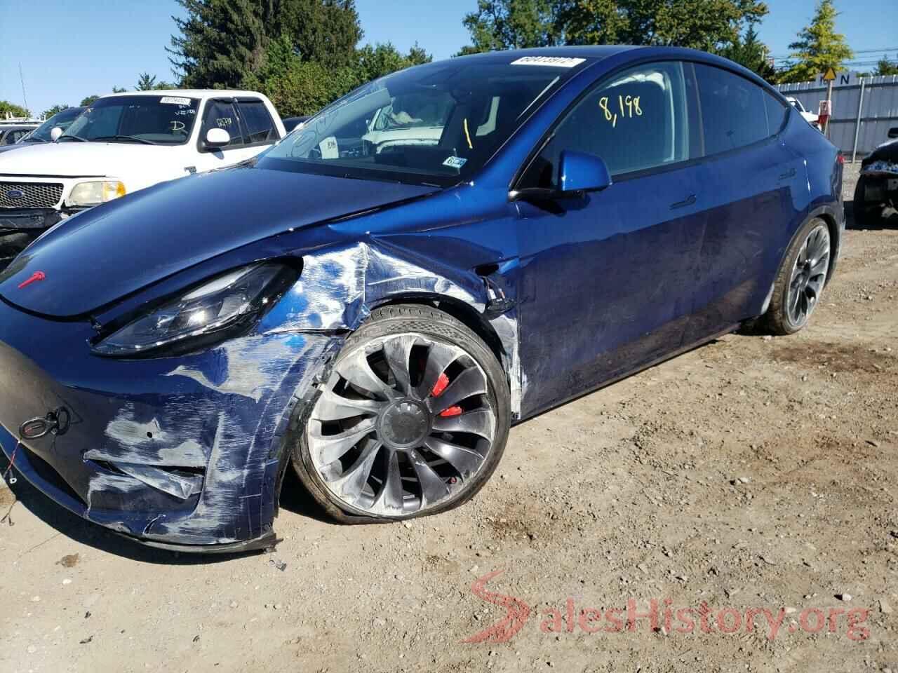 7SAYGDEFXNF464881 2022 TESLA MODEL Y