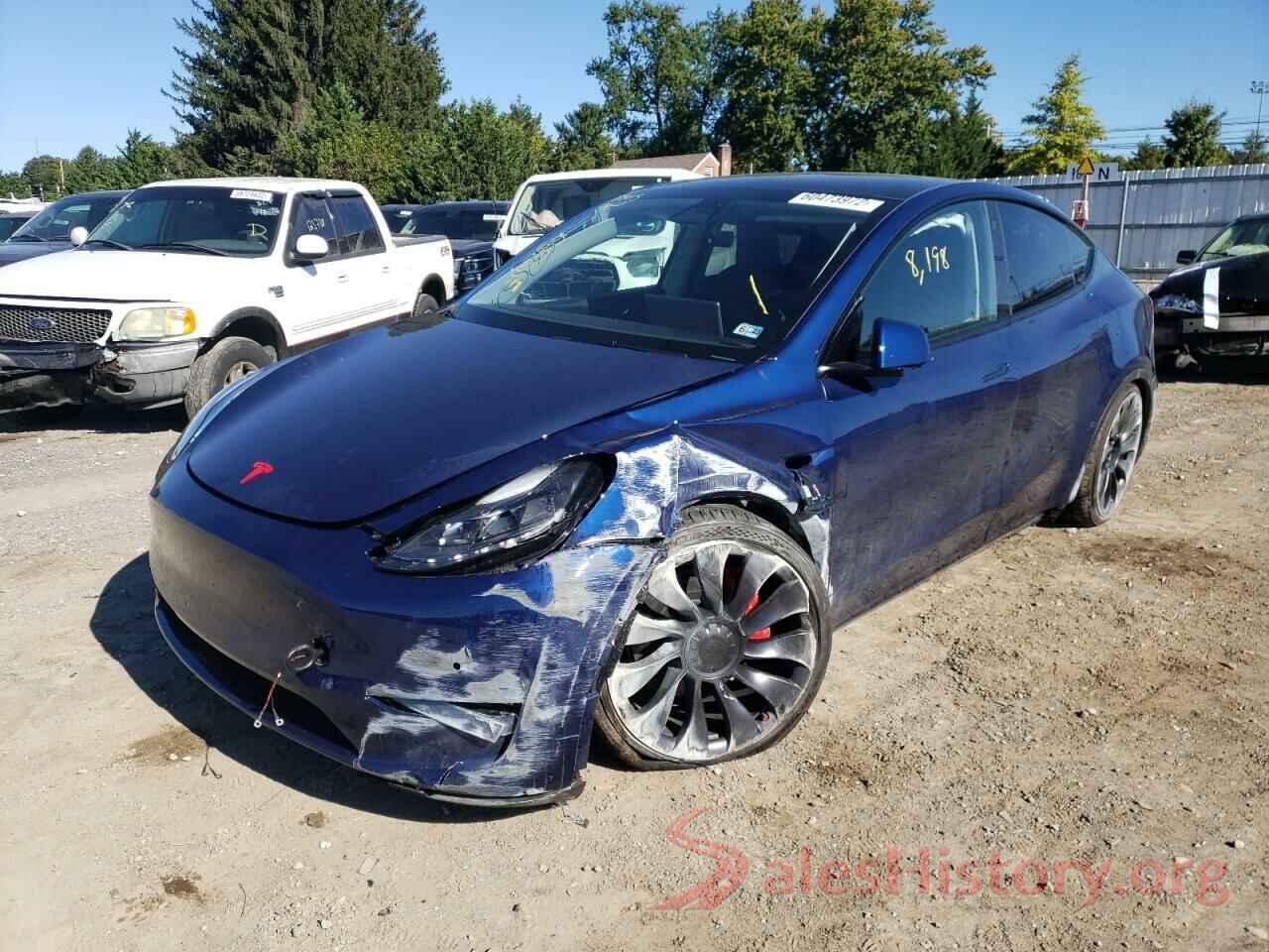 7SAYGDEFXNF464881 2022 TESLA MODEL Y