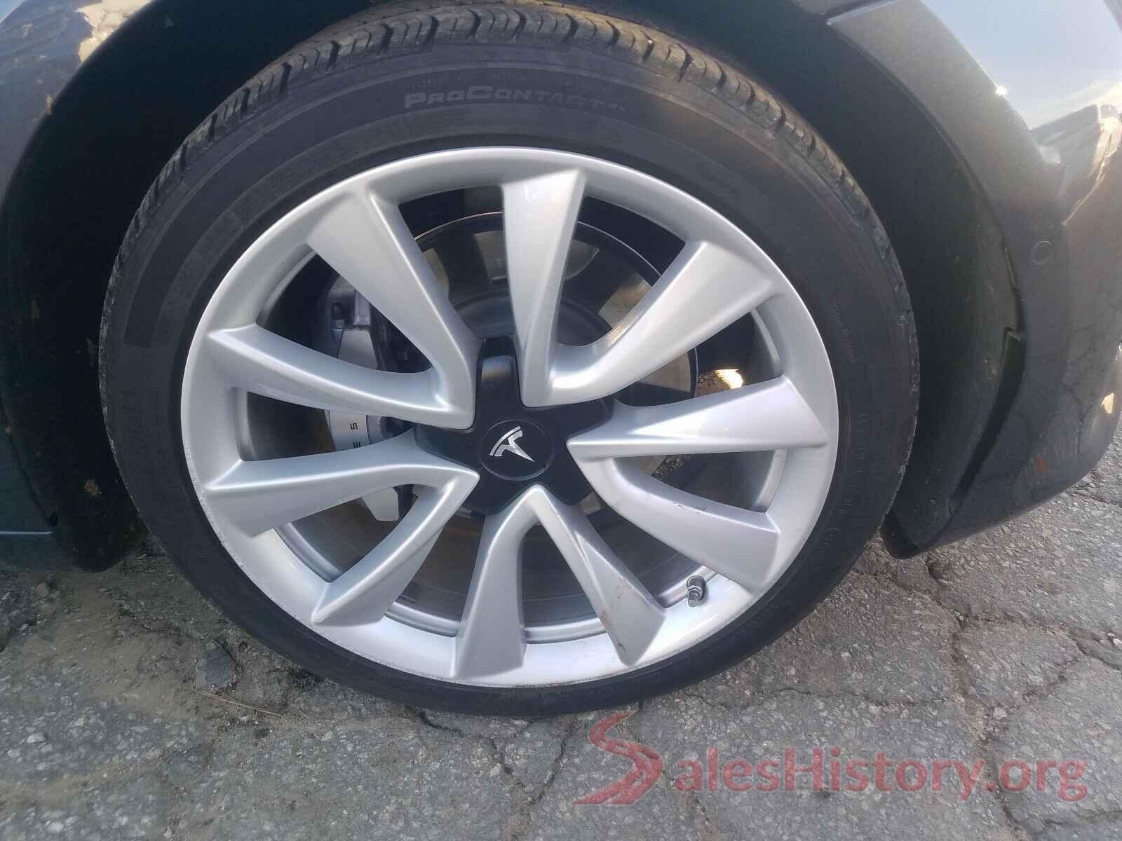 5YJ3E1EAXKF402005 2019 TESLA MODEL 3