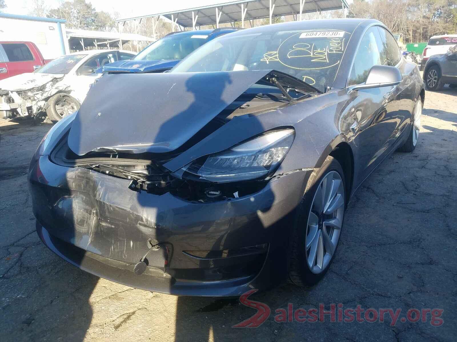 5YJ3E1EAXKF402005 2019 TESLA MODEL 3