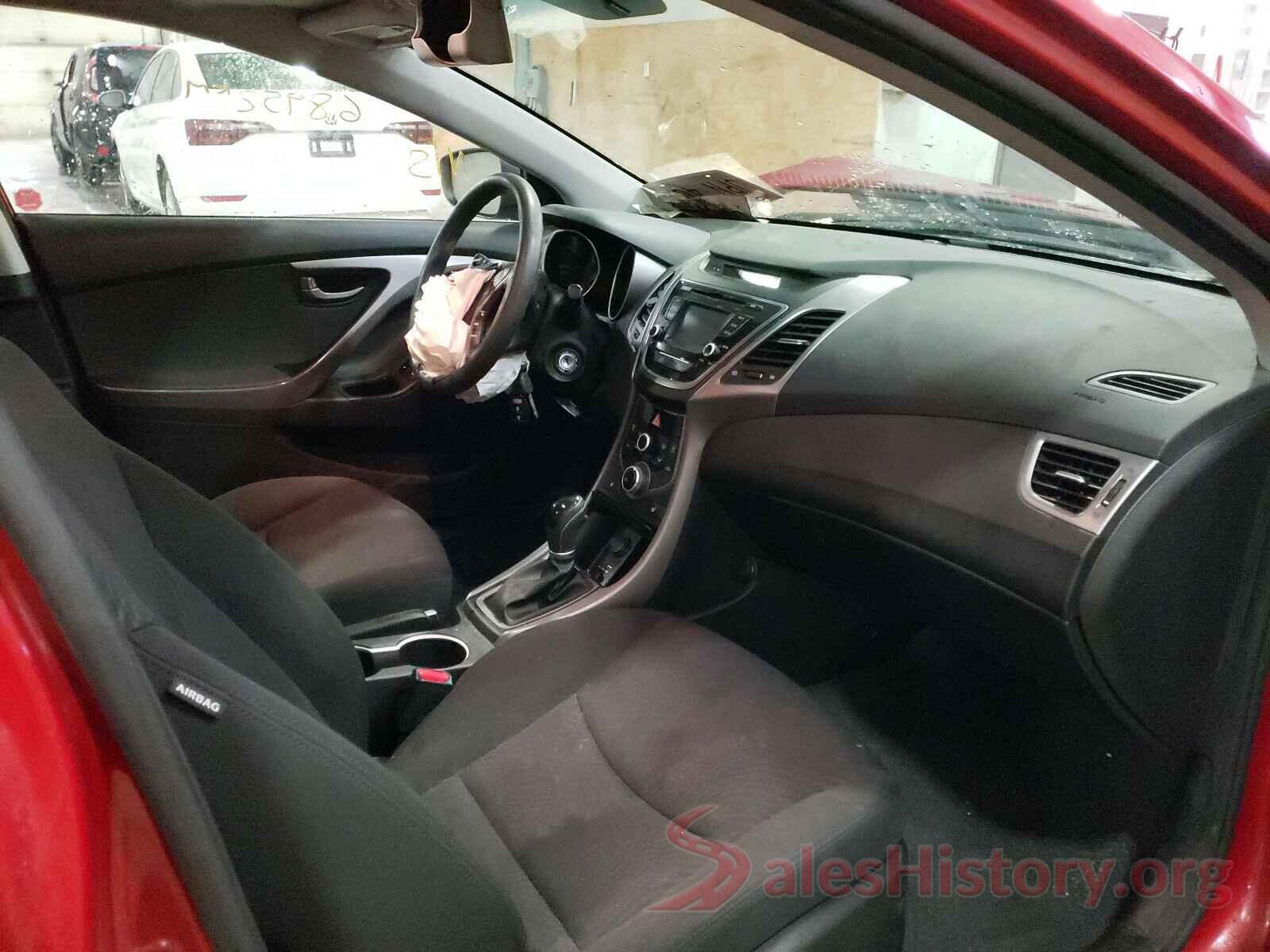 KMHDH4AE1GU582121 2016 HYUNDAI ELANTRA