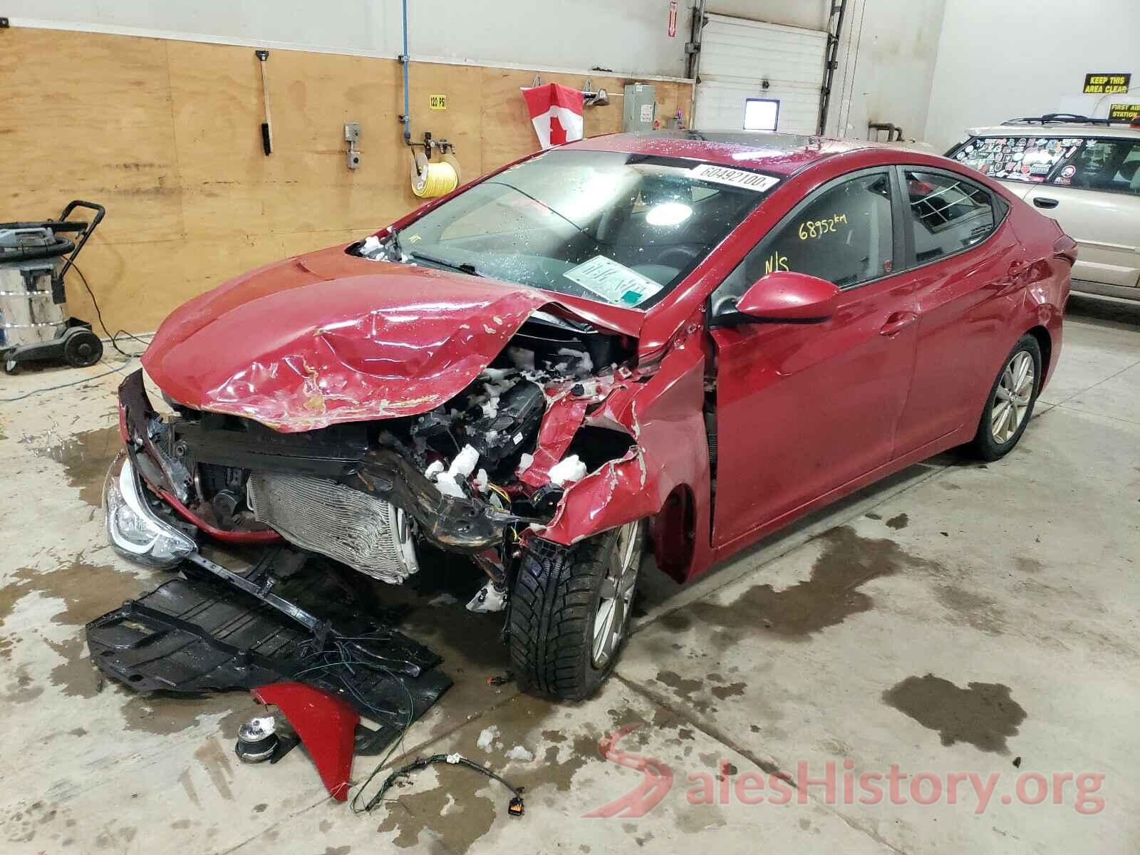 KMHDH4AE1GU582121 2016 HYUNDAI ELANTRA