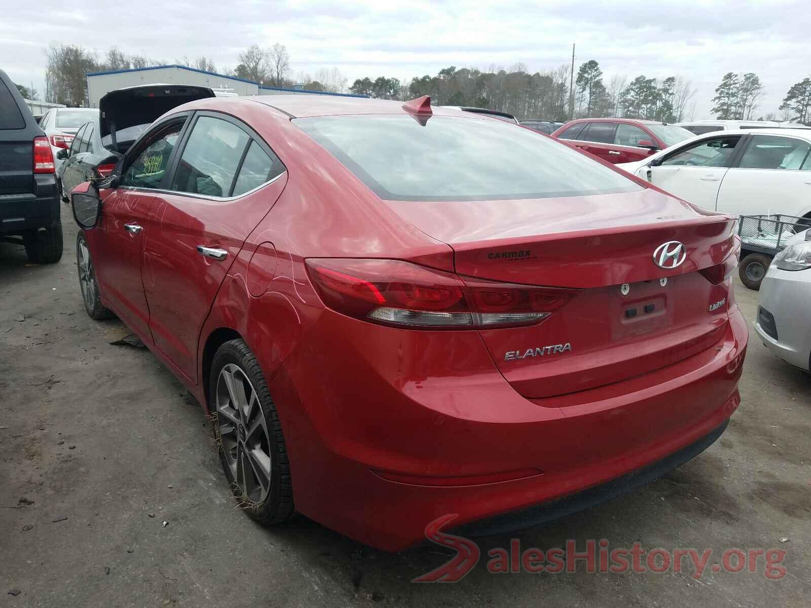 5NPD84LF1HH075936 2017 HYUNDAI ELANTRA